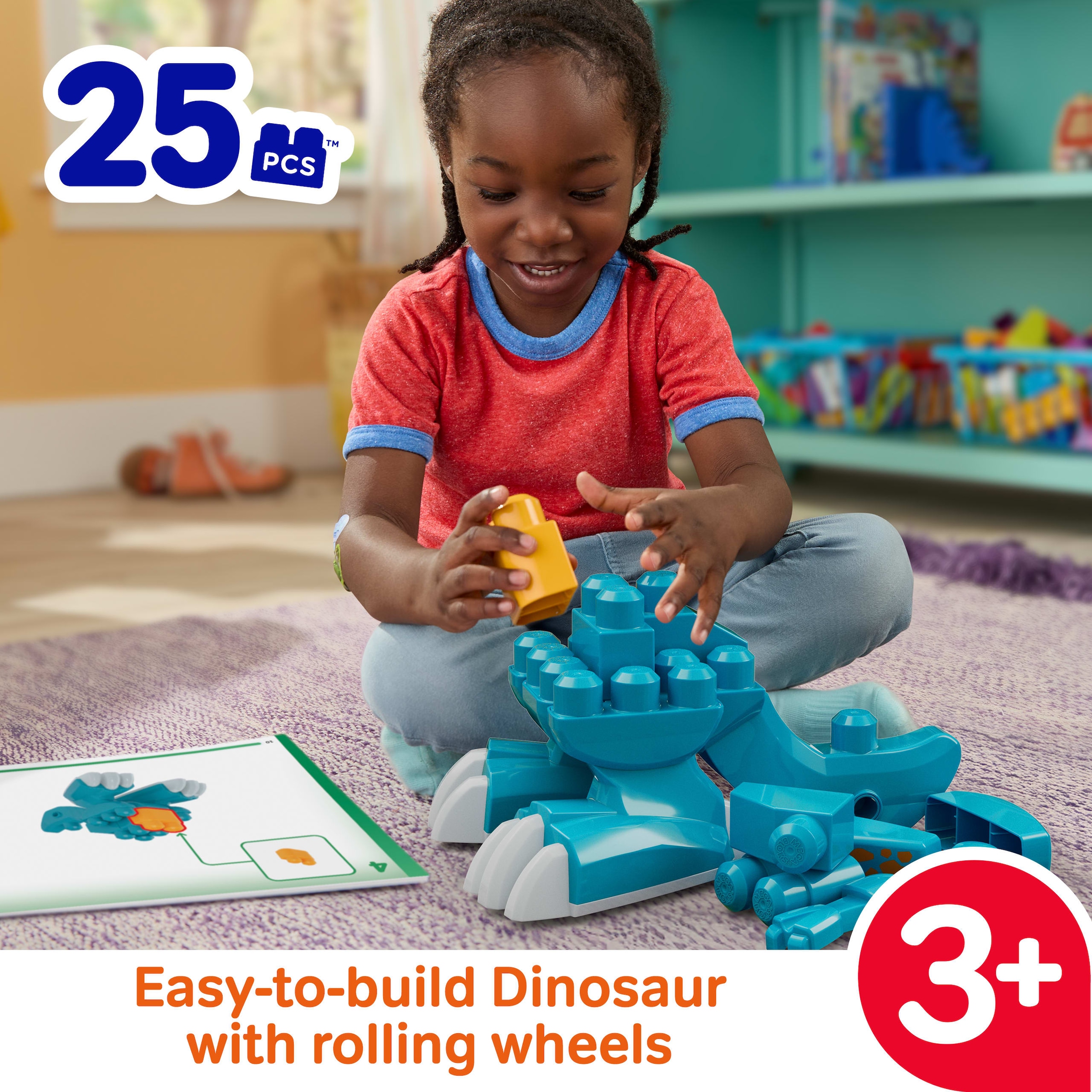 MEGA BLOKS Spielbausteine »MEGA BLOKS Bau- und Beiß-Dino«