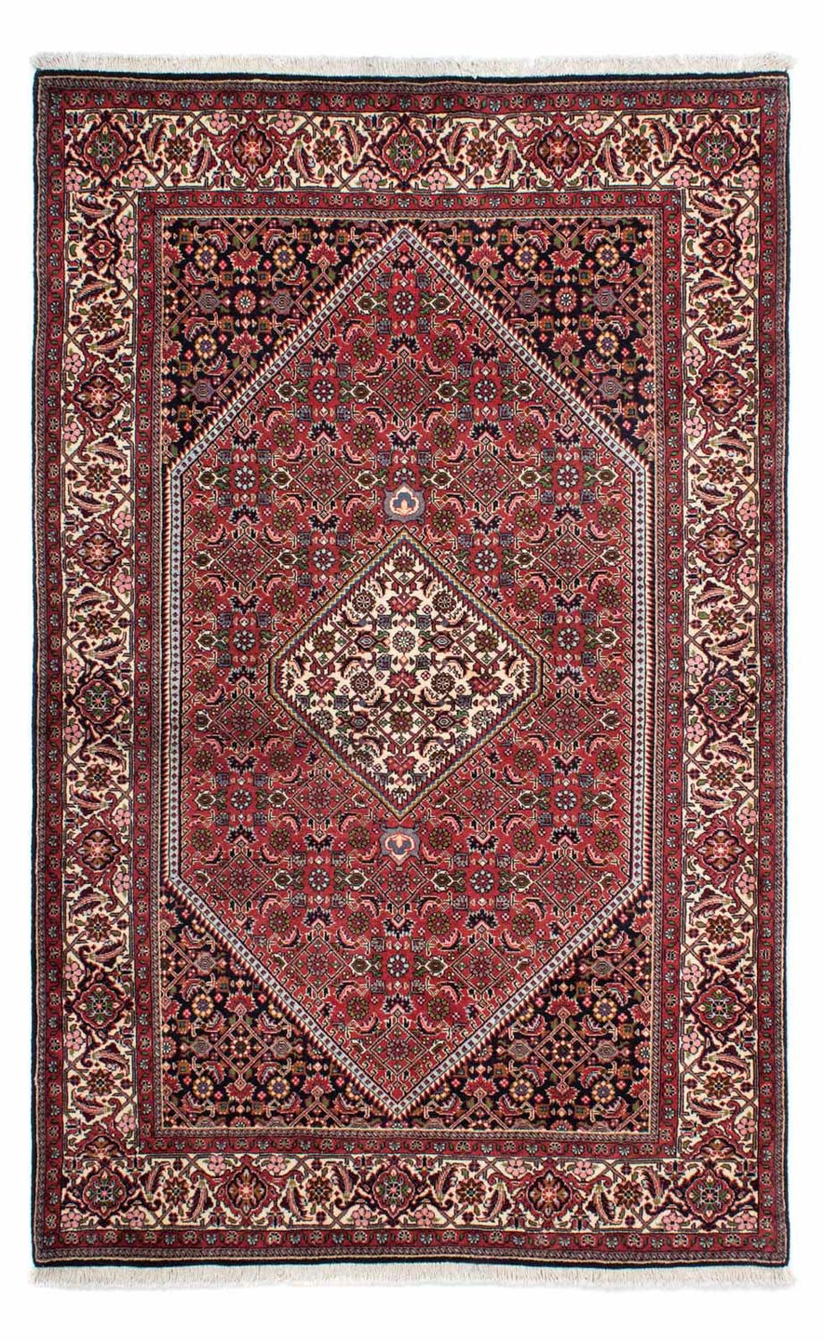 morgenland Wollteppich »Bidjar - Zanjan Medaillon Blu scuro 216 x 137 cm«, günstig online kaufen