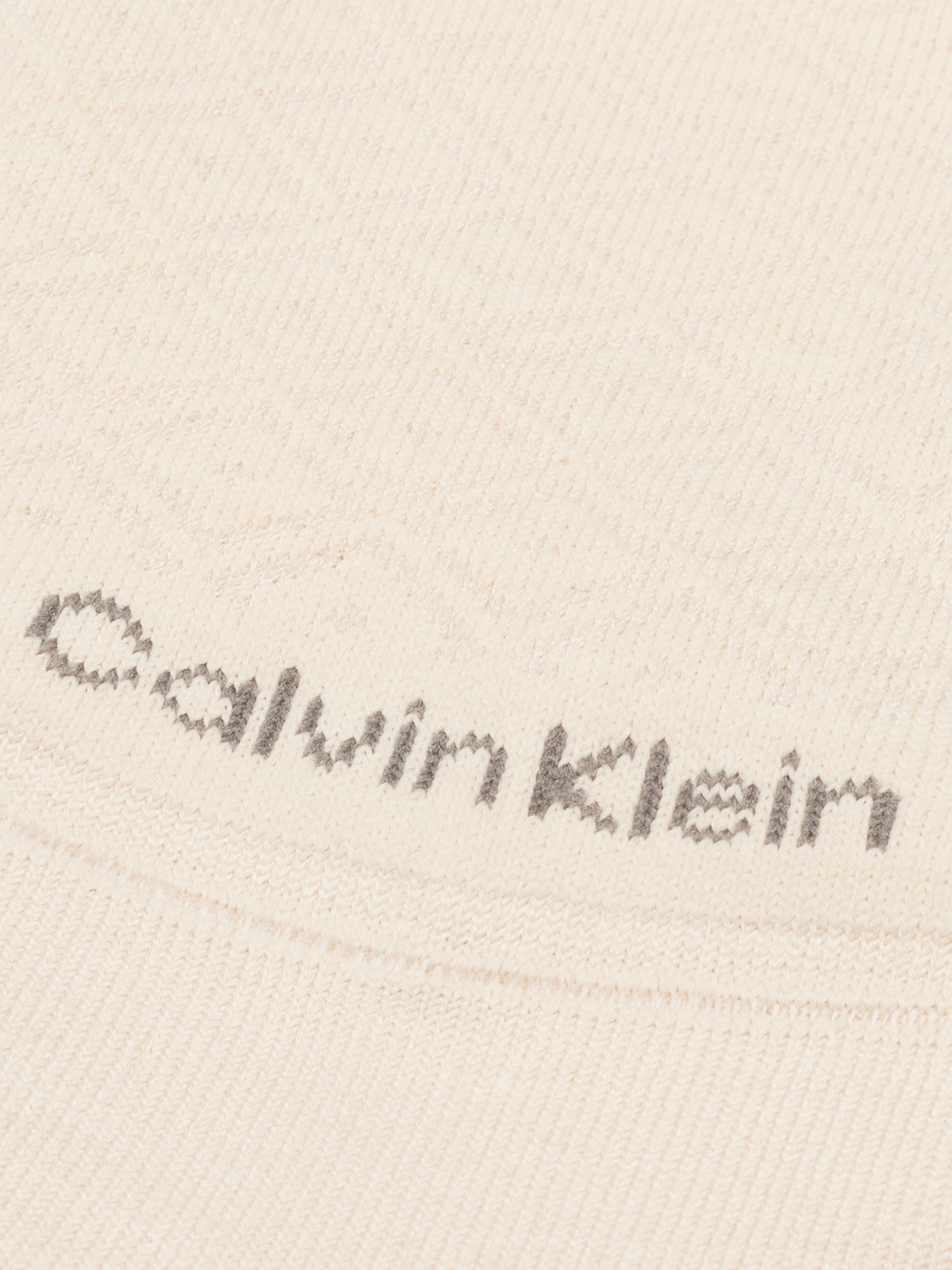 Calvin Klein Jeans Füßlinge »CK WOMEN FOOTIE HIGH CUT 2P DIAMOND«, (2 Paar), Mit gewelltem Rand und tollem Muster
