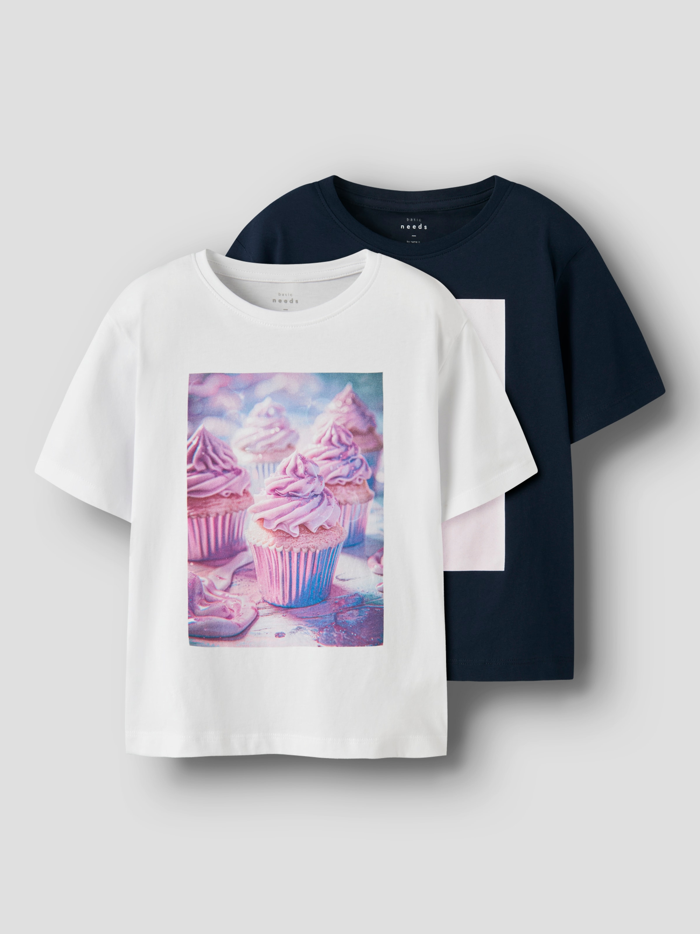 Name It T-Shirt »NKFVOTEA 2P SS NREG TOP«, (Packung, 2 tlg.)