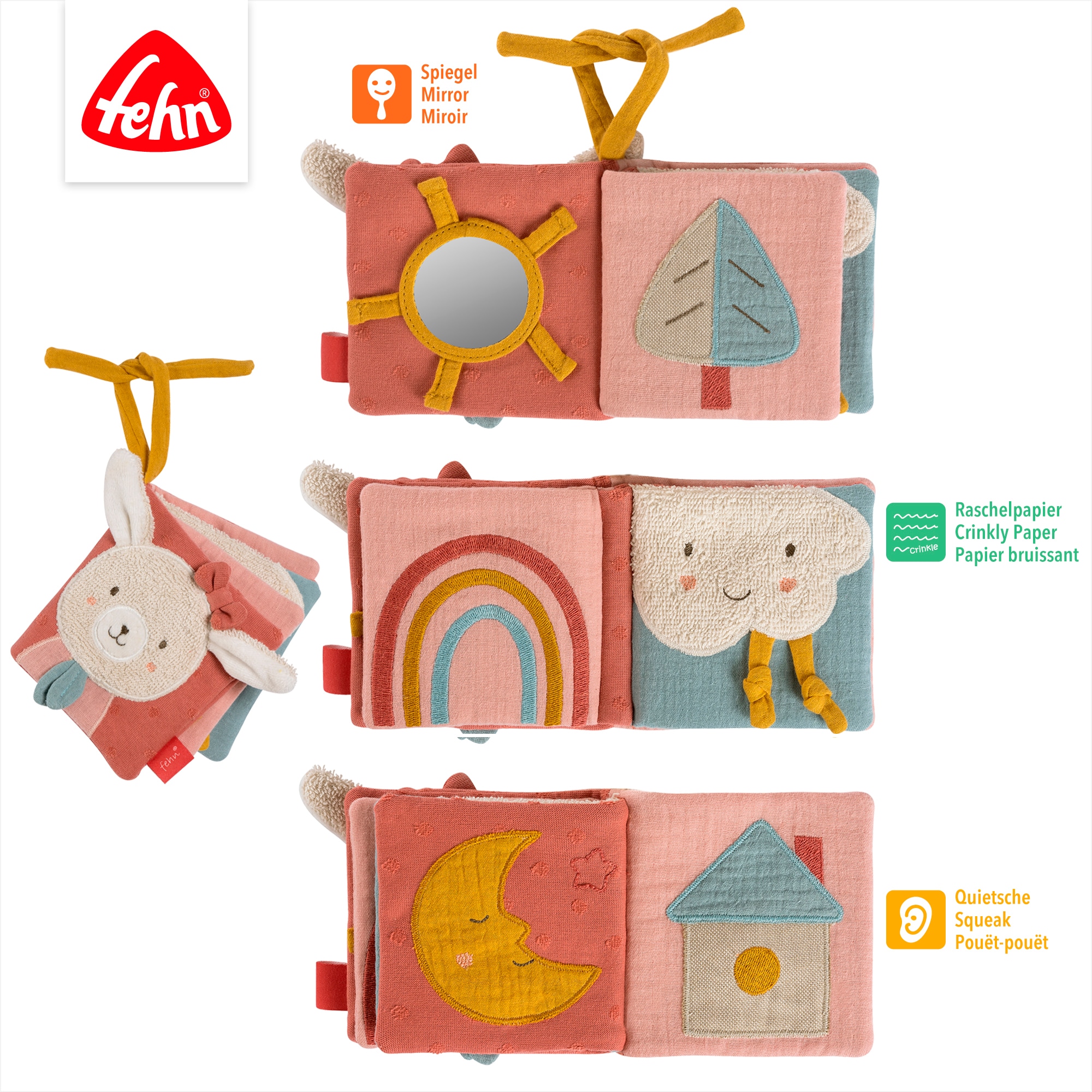 Fehn Stoffbuch »Hase«
