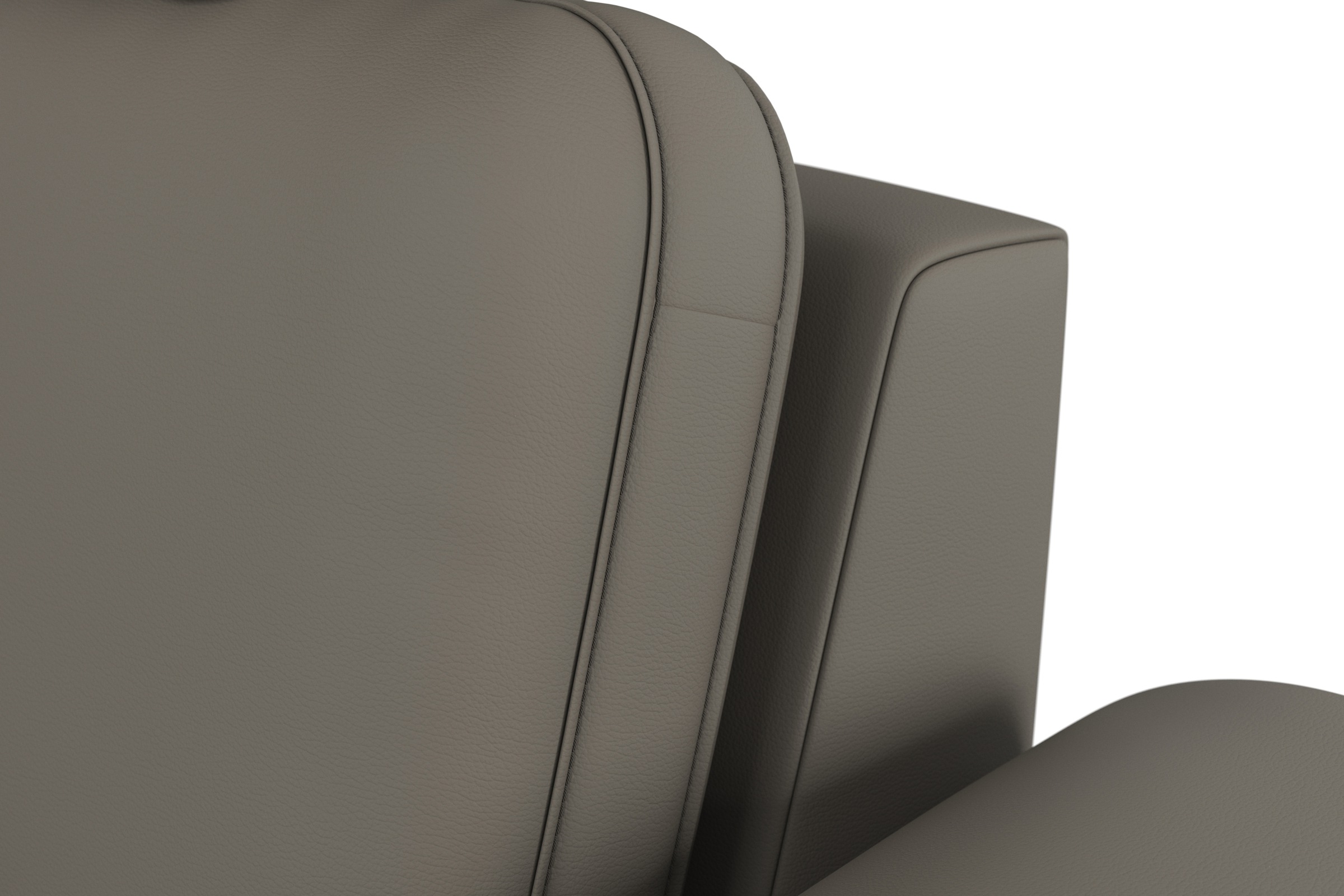 sit&more Ecksofa »Bendigo L-Form«, inklusive Sitztiefenverstellung, Bodenfreiheit 12 cm, in 2 Fußfarben