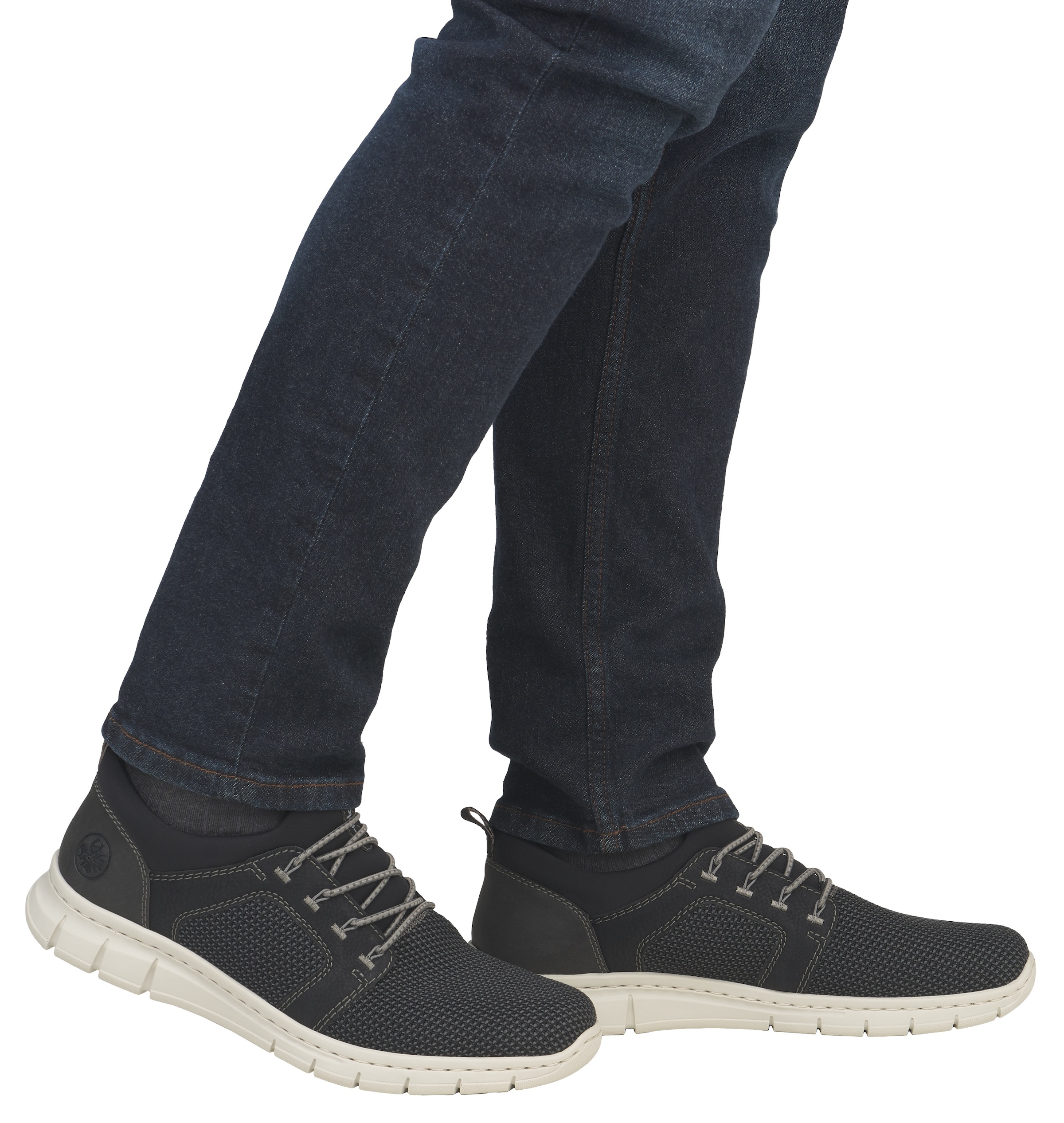 Rieker Slip-On Sneaker, Schlupfschuh, Halbschuh, Freizeitschuh mit Gummizug, zum Schlupfen