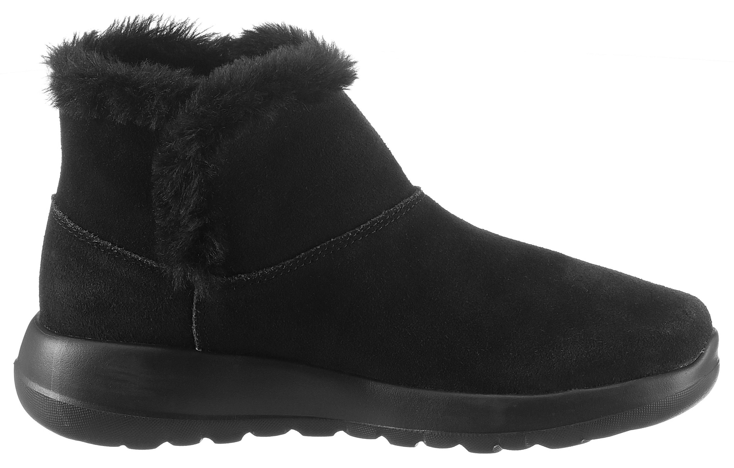 Skechers Winterboots »On the Go Joy - Bundle Up«, Snowboots mit Fellimitat-Besatz