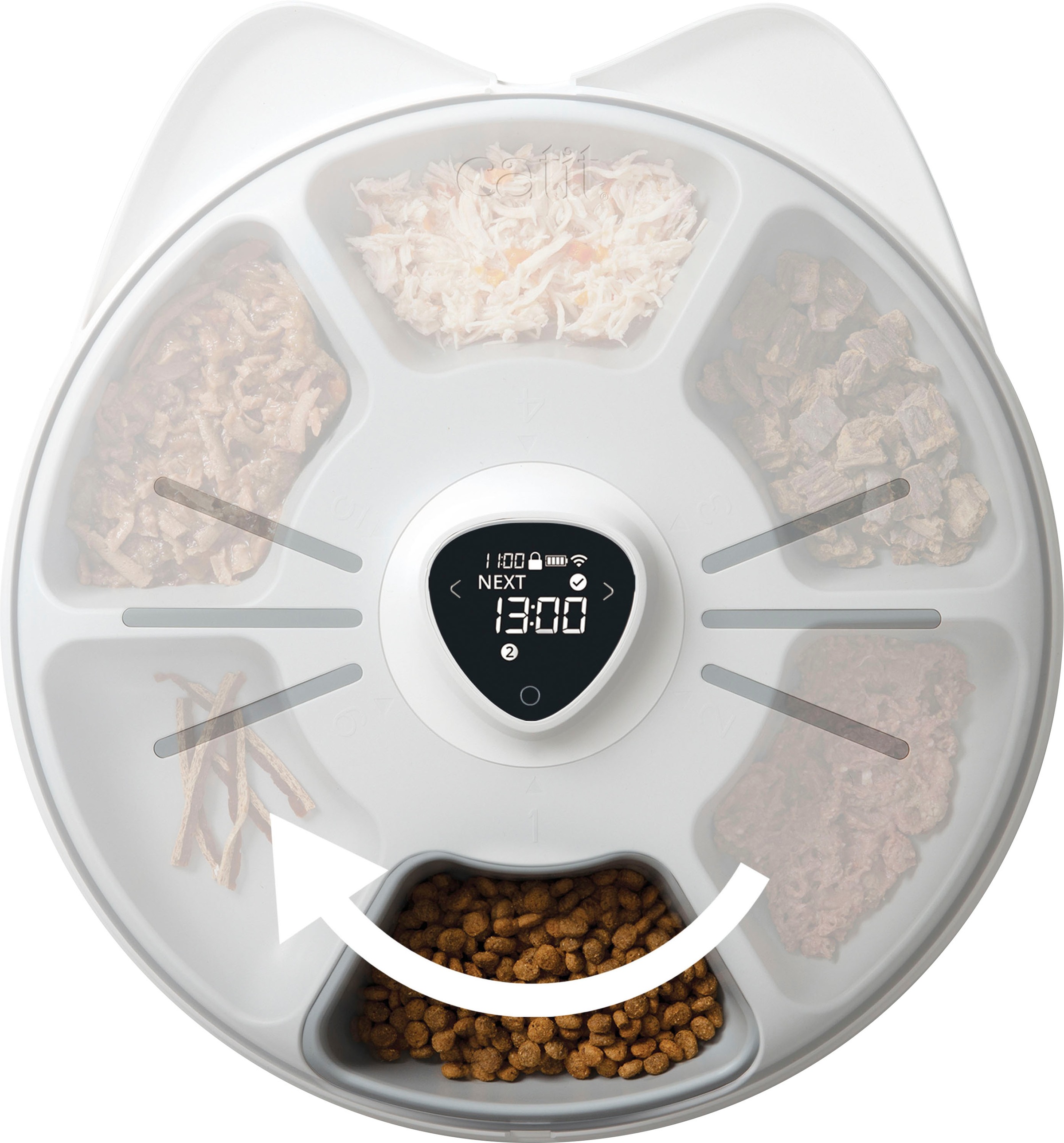 6. Bild von Catit Katzen-Futterautomat »Pixi Smart 6-Meal Futterautomat«