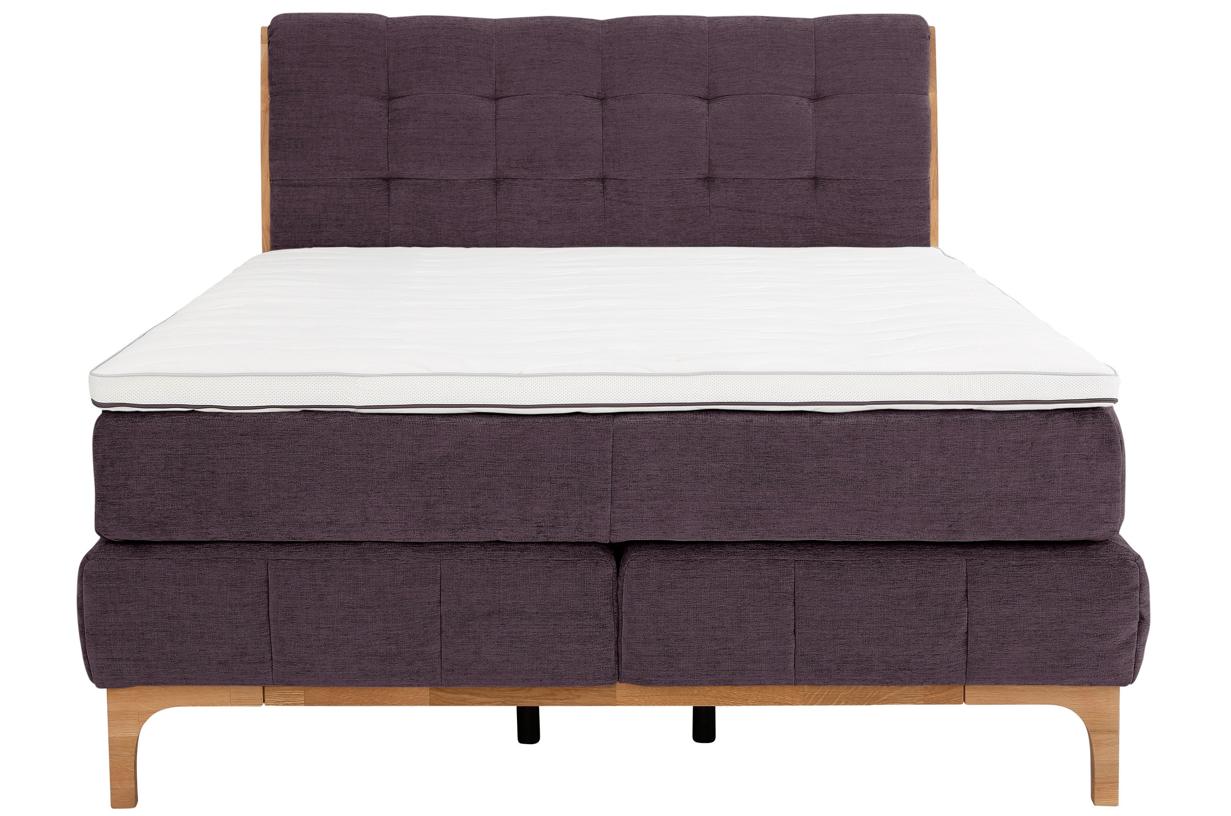OTTO products Boxspringbett »Jelle«, (5 St.), zertifizierte, recycelte Bezugsstoffe, verschiedene Ausführungen