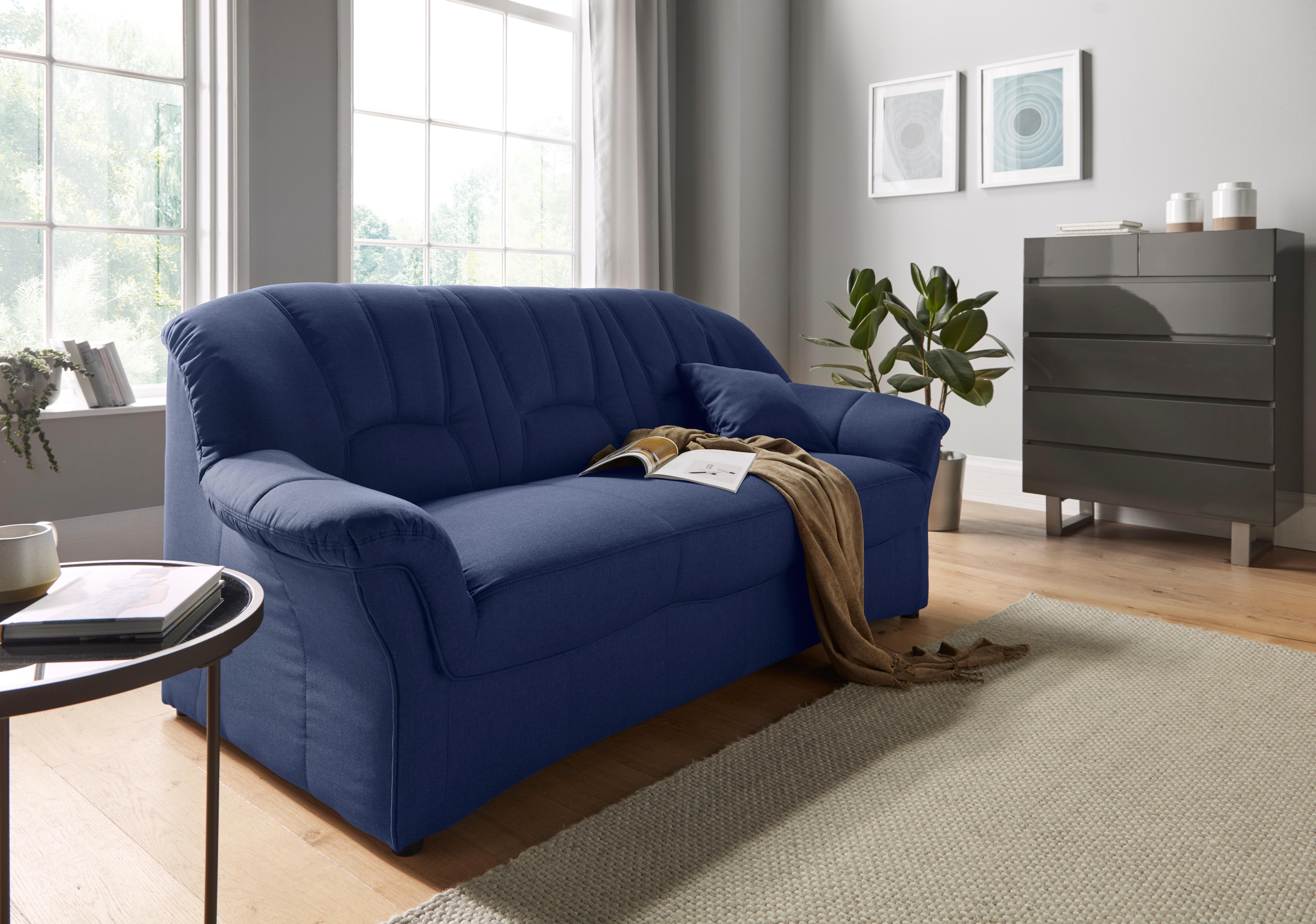 DOMO collection 3-Sitzer »Bahia, bequem und komfortabel, zeitloses & elegantes Sofa«, inklusive Federkern