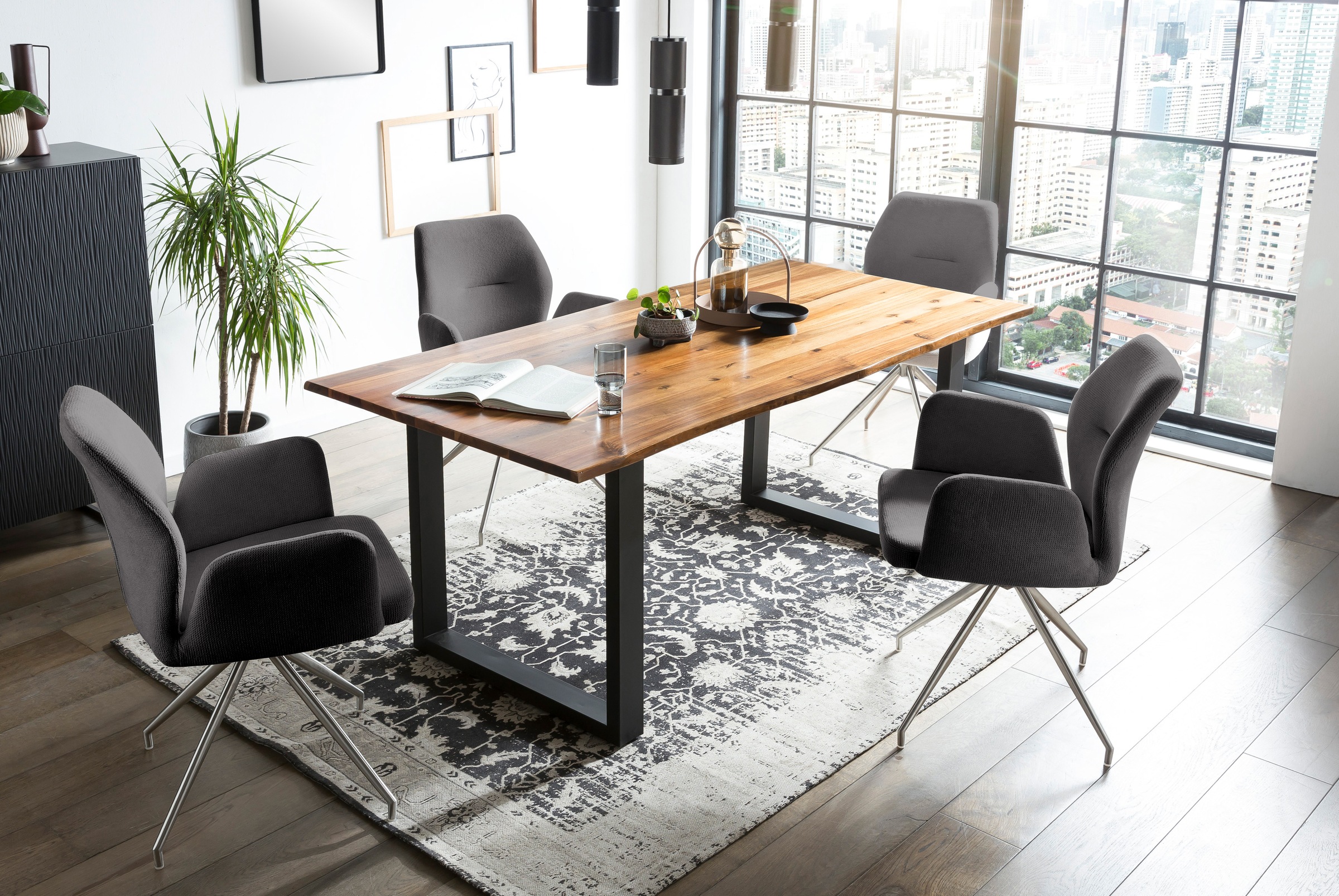 SalesFever Essgruppe »Stilvolle Tischgruppe« Set, 5 Stk. tlg. 5-teiliges Se günstig online kaufen