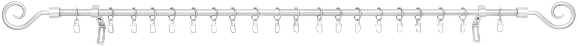 LICHTBLICK ORIGINAL Gardinenstange »Kringel«, 1 läufig-läufig, Fixmaß