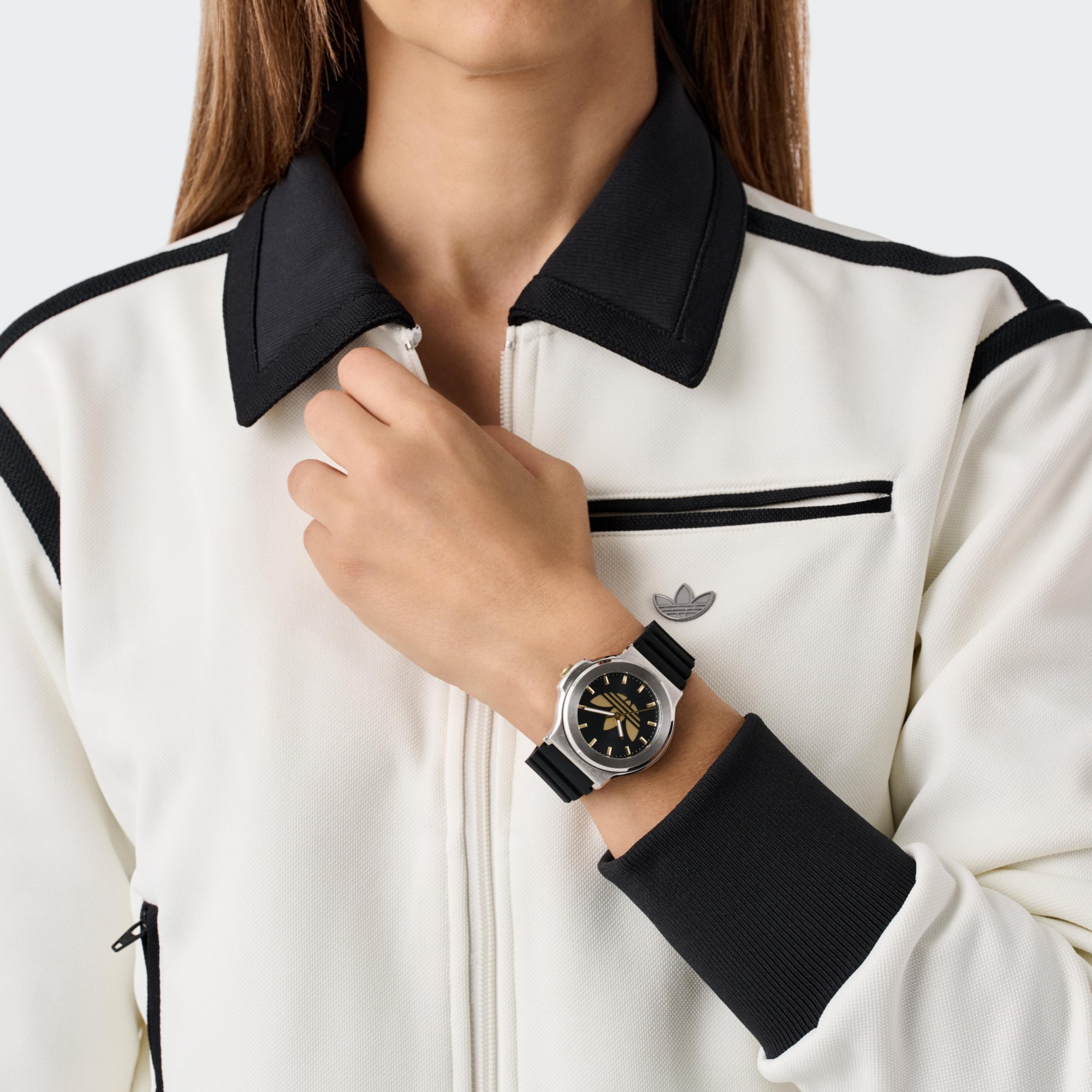 adidas Originals Quarzuhr »EXPRESSION THREE«, Armbanduhr, Herrenuhr, Damenuhr, Silikonarmband, Leuchtzeiger
