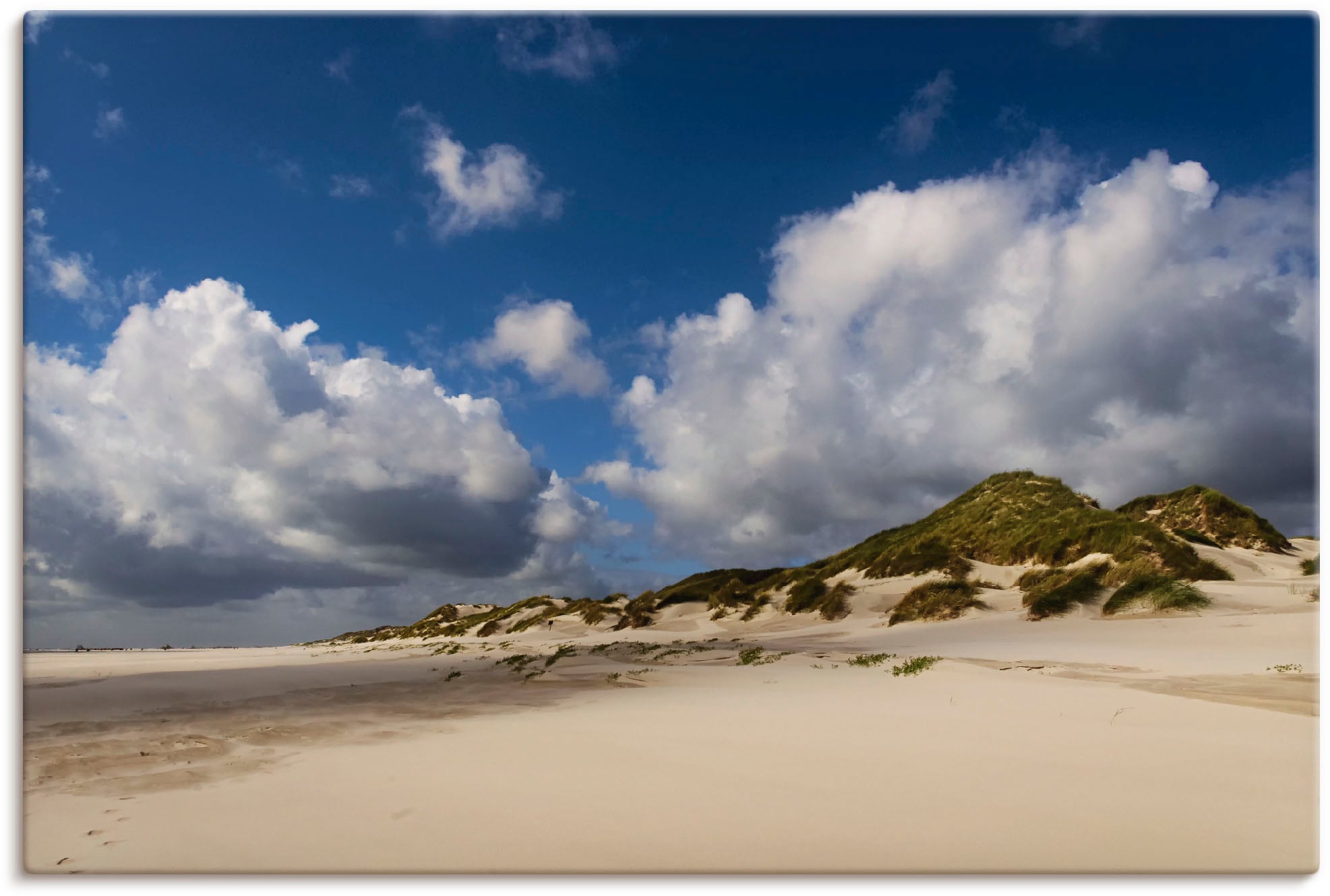 Artland Wandbild "Wolkenimpression Amrum", Küste, (1 St.), als Leinwandbild günstig online kaufen