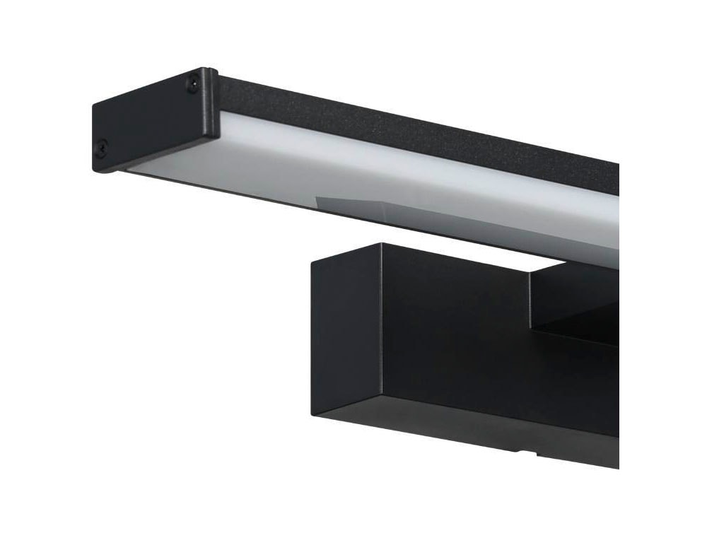 EGLO Spiegelleuchte »PANDELLA 1 Wandlampe, Badezimmerlampe, schwarz, weiß, IP44«, 1 flammig, Leuchtmittel LED-Modul | LED wechselbar, LED, Bad, Badezimmer, klassisch, modern, minimalistisch, 40x12x4cm