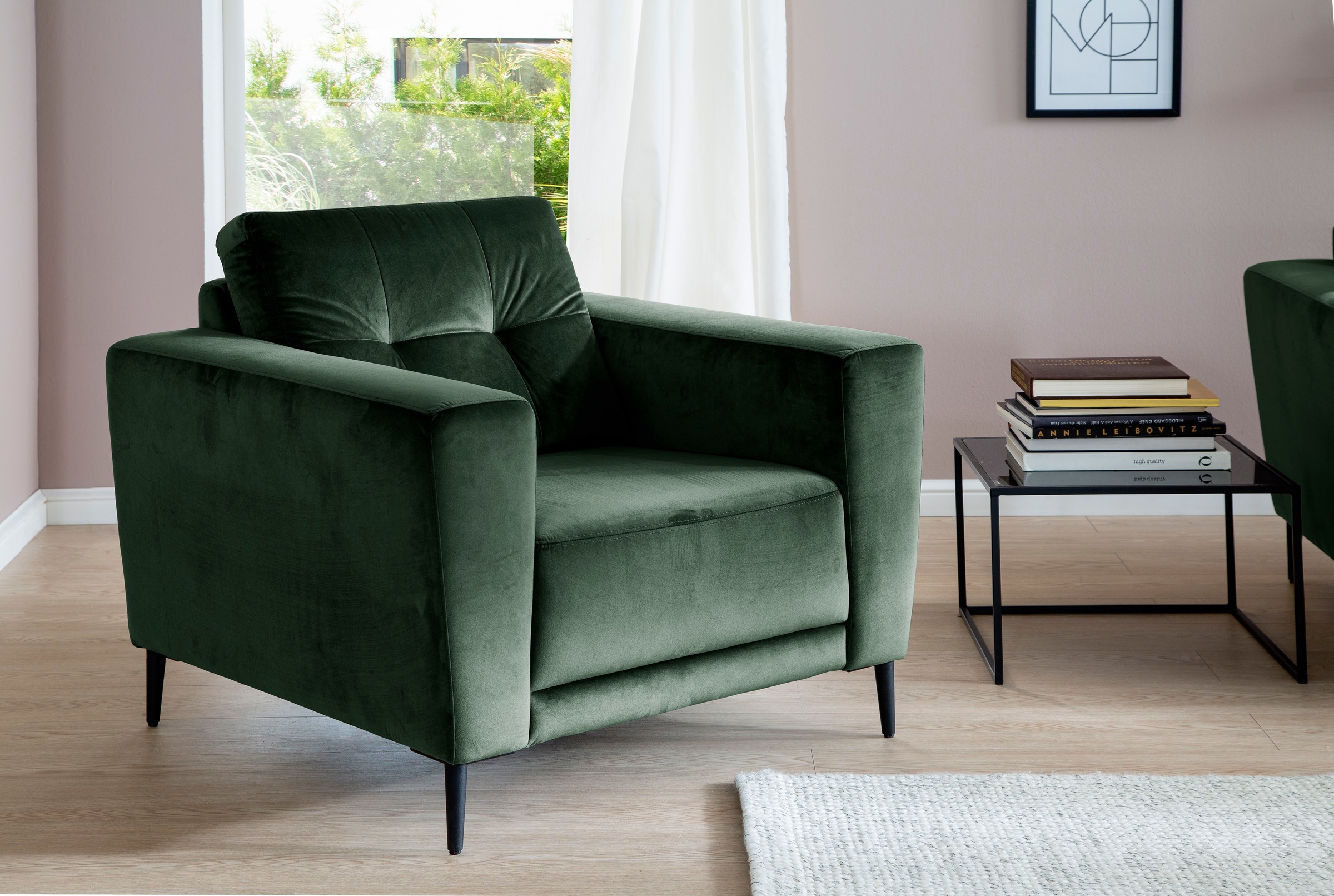 Trends by HG Sessel »Barcelona« mit Metallfuss, frei im Raum stellbar günstig online kaufen
