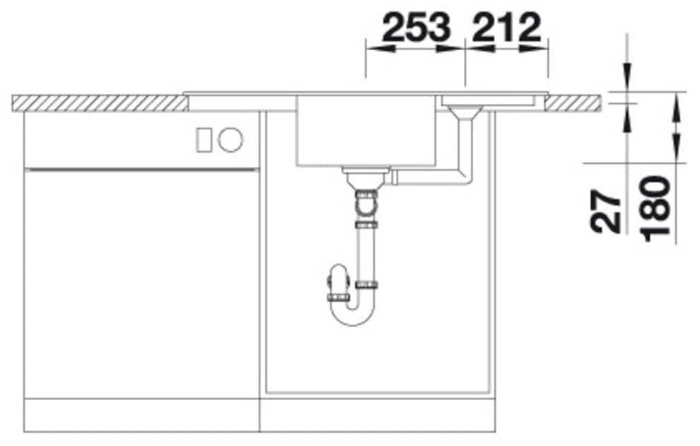 Blanco Granitspüle »ZIA 9 E« 1 Stk. tlg. erhältlich in mehreren Farben