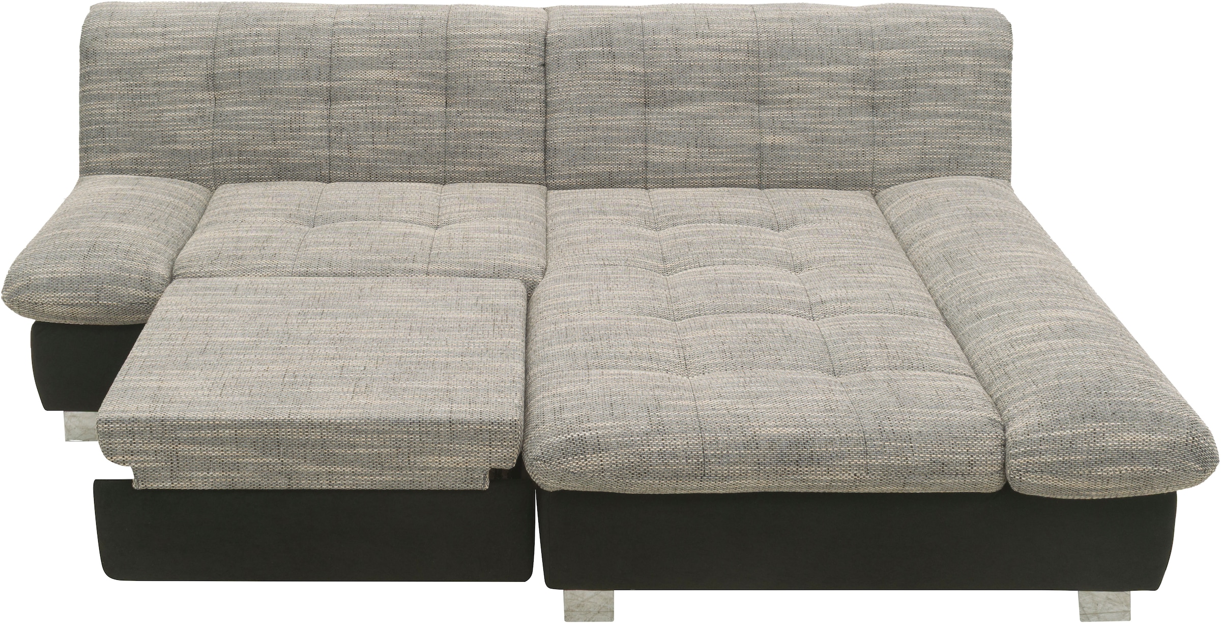 DOMO collection Ecksofa »100031 kompakte Stellmaße, komfortabel und bequem, L-Form«, wahlweise mit Bettfunktion und Armteilverstellung. Breite 234cm