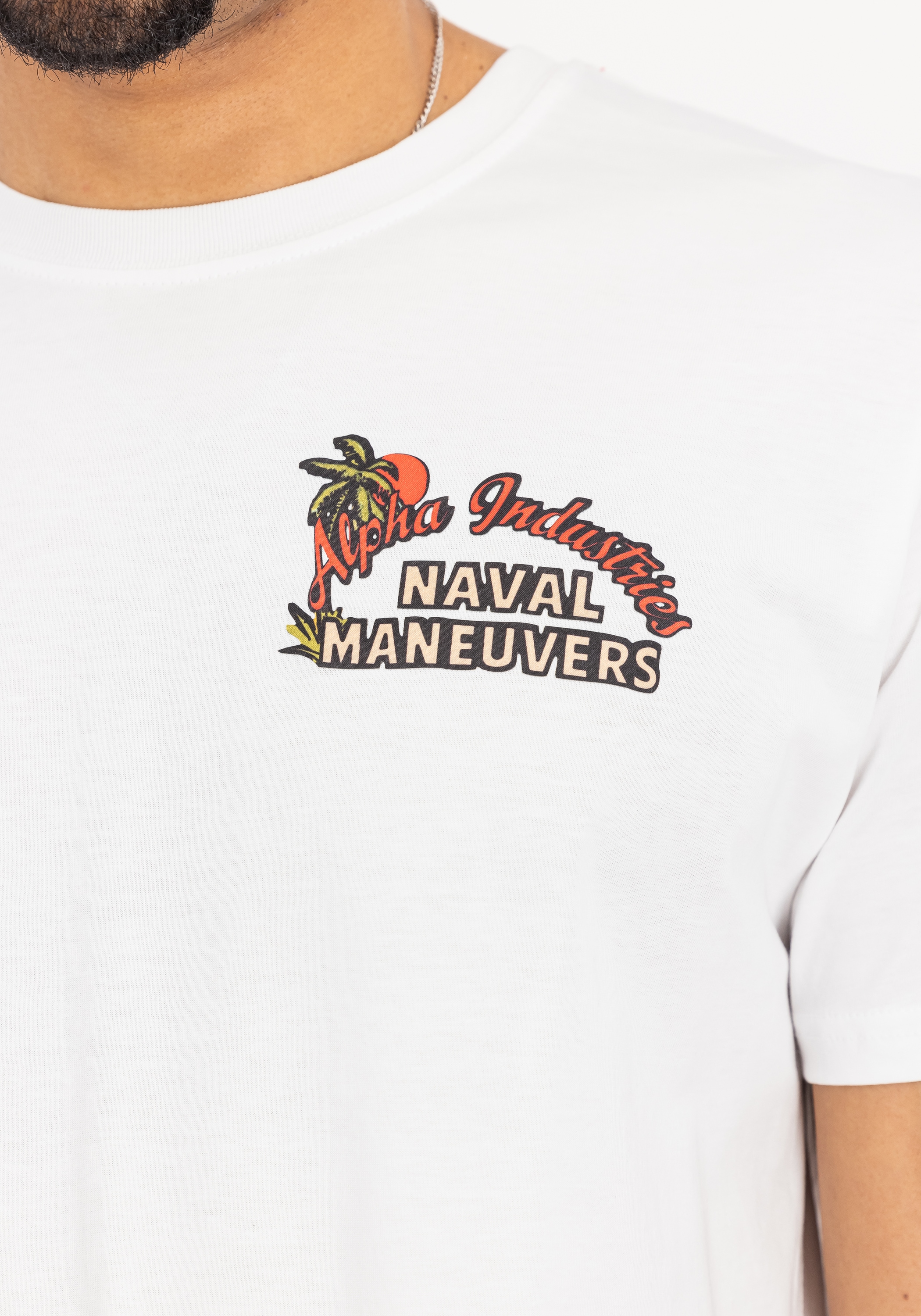 Alpha Industries T-Shirt »Alpha Industries Men - T-Shirts Naval T Back Print«