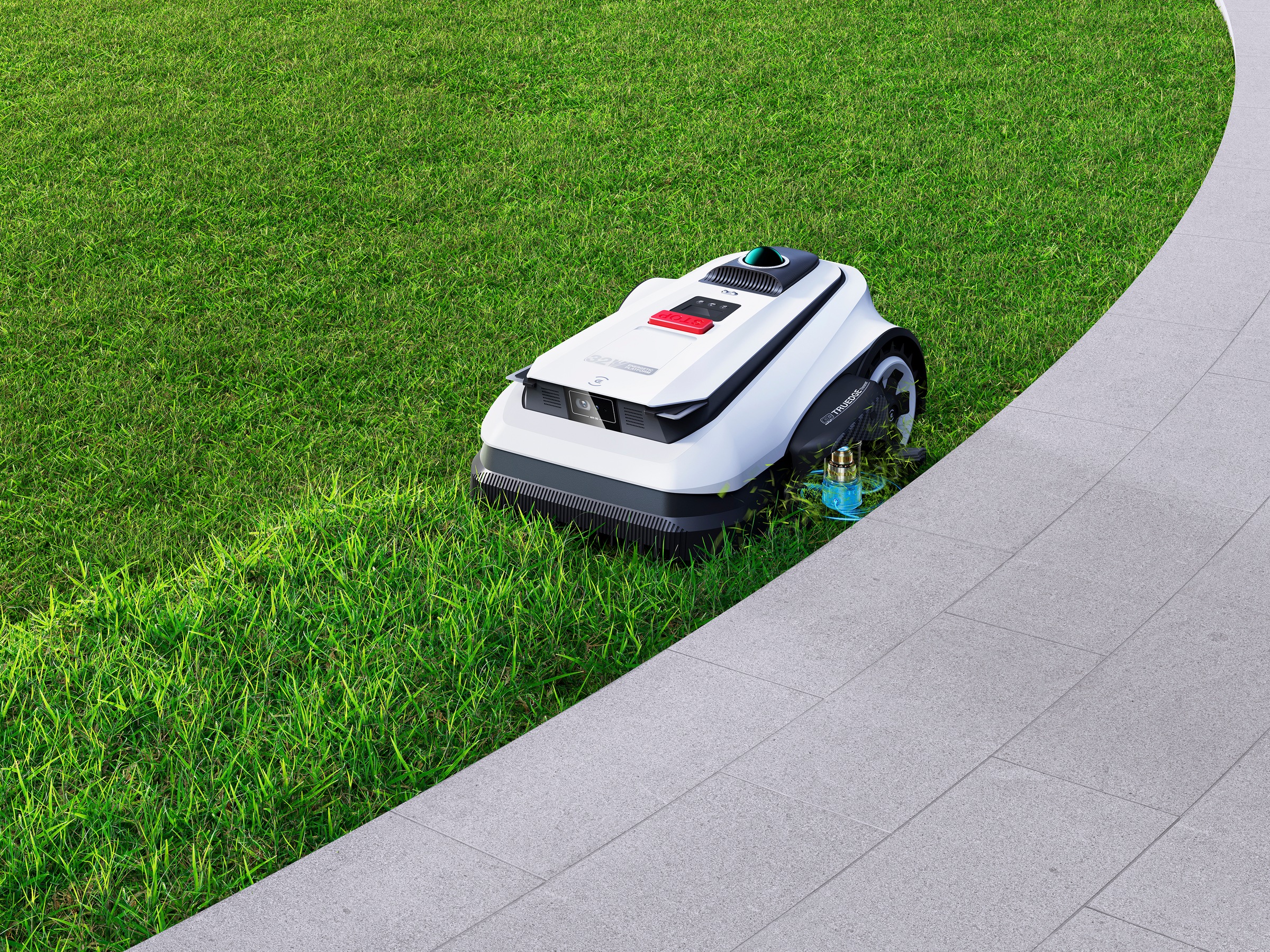 ECOVACS Rasenmähroboter »GOAT A1600 LiDAR PRO« Mäheffizienz von 400 m²/h, Trimmer (8500 rpm),   Dual-LiDAR Navigation, leistungsstarker 32-V Energieplattform