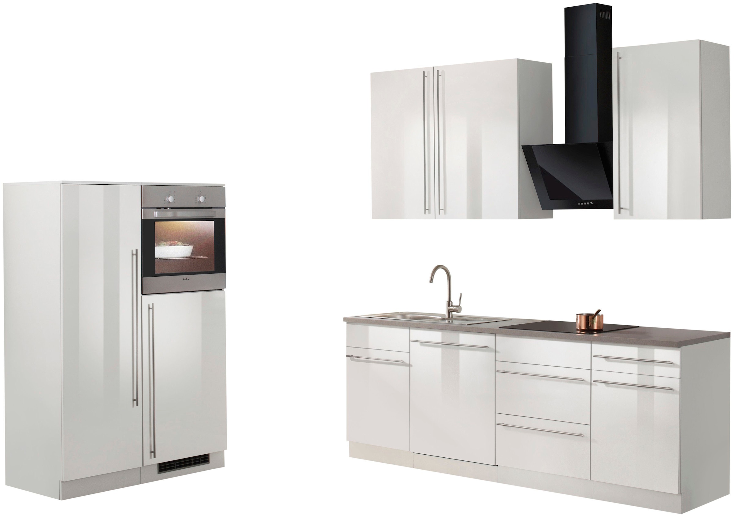 wiho Küchen Küchenzeile »Chicago«, ohne kaufen cm Breite 330 E-Geräte, online