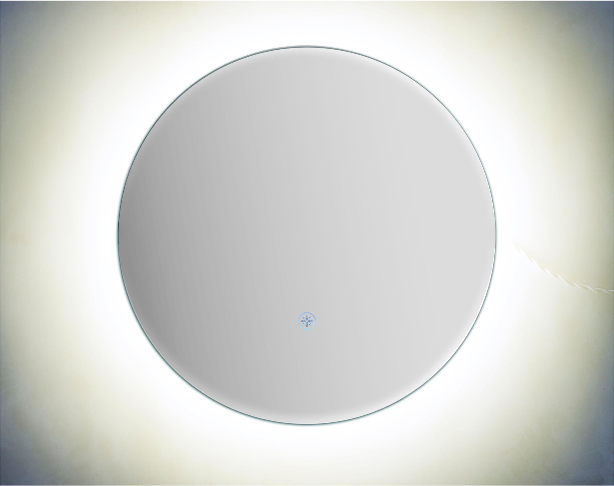 welltime LED-Lichtspiegel »Toledo rund, Spiegel mit LED Beleuchtung, Badspiegel«, mit Anti-Fog Beschichtung