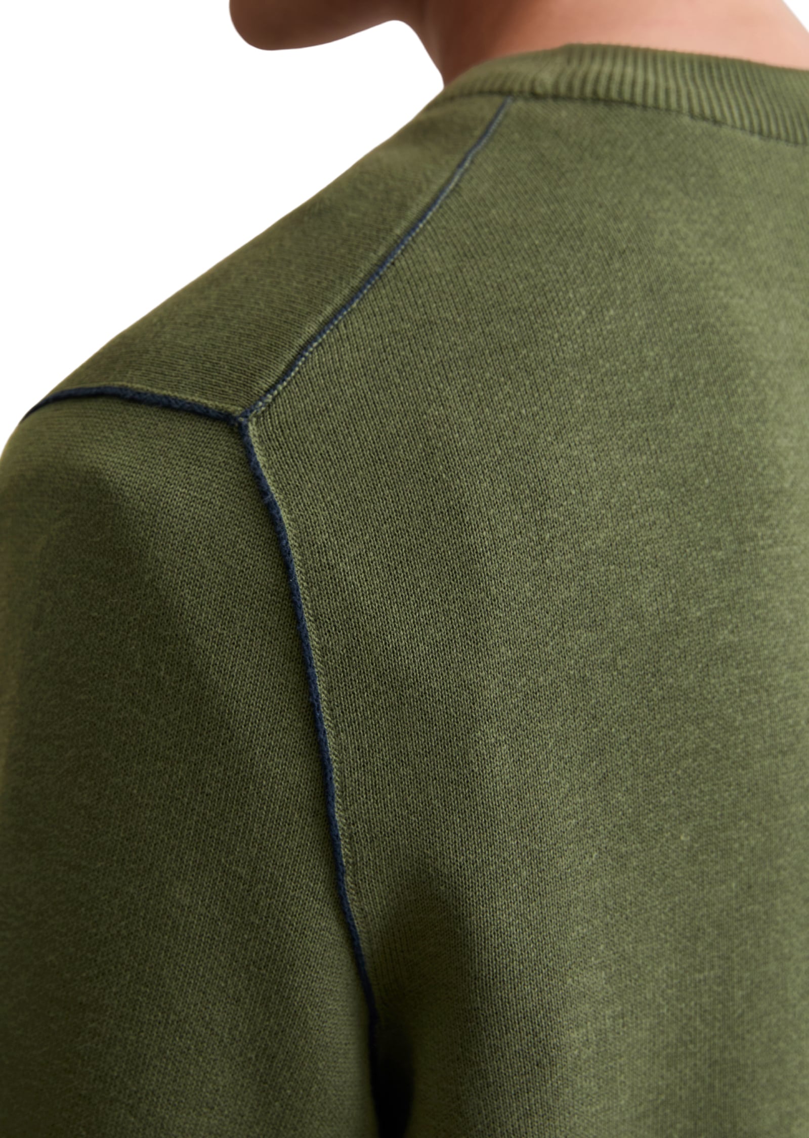 Marc O'Polo DENIM Rundhalspullover regular fit, aus Double-Face-Cotton