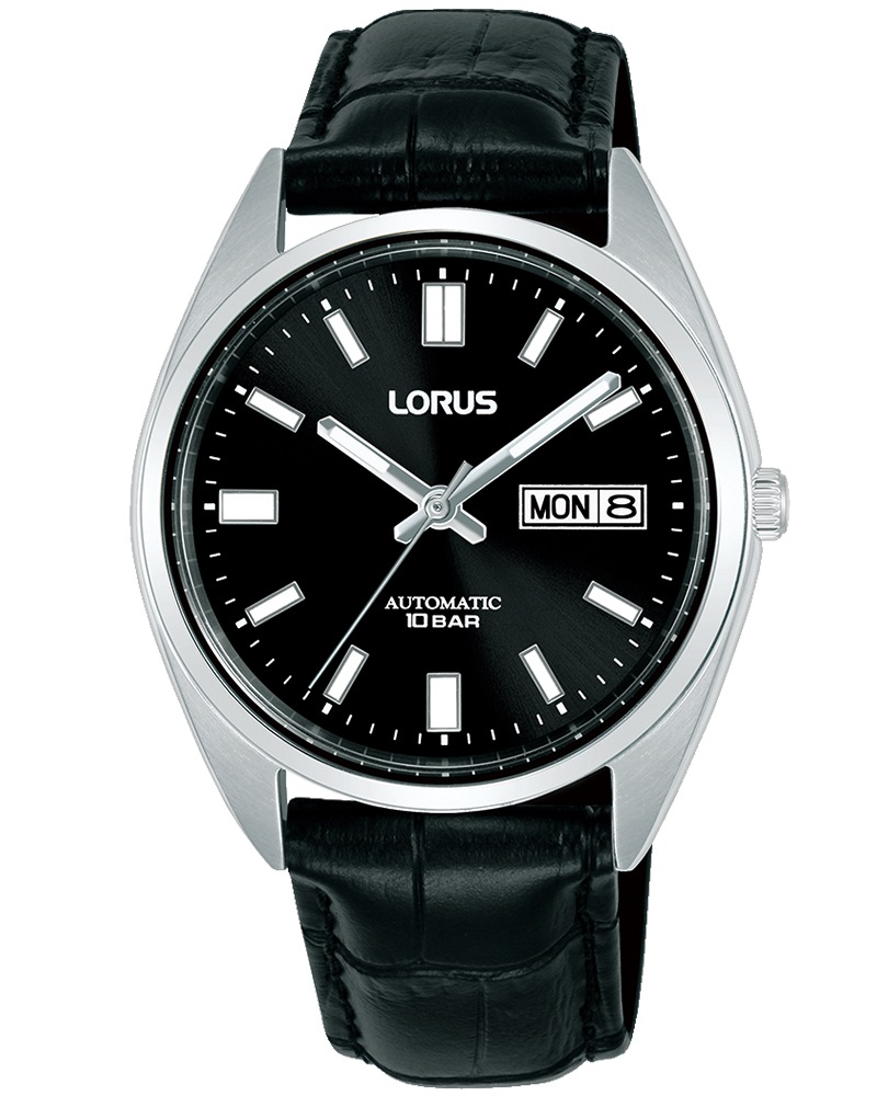 LORUS Automatikuhr »Classic Mechanical« Armbanduhr, Damenuhr, Herrenuhr, Mechanische Uhr, Lederarmband, analog