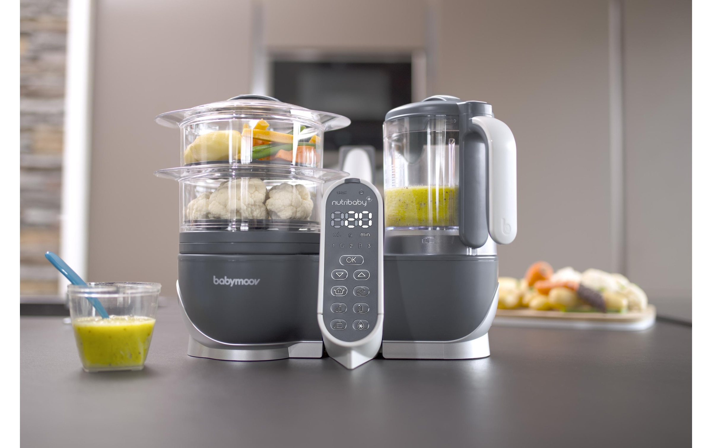 BABYMOOV Küchenmaschine »Multitool Nutribaby + Industrial« Dampfgaren, auftauen, aufwärmen, mixen und desinfizieren