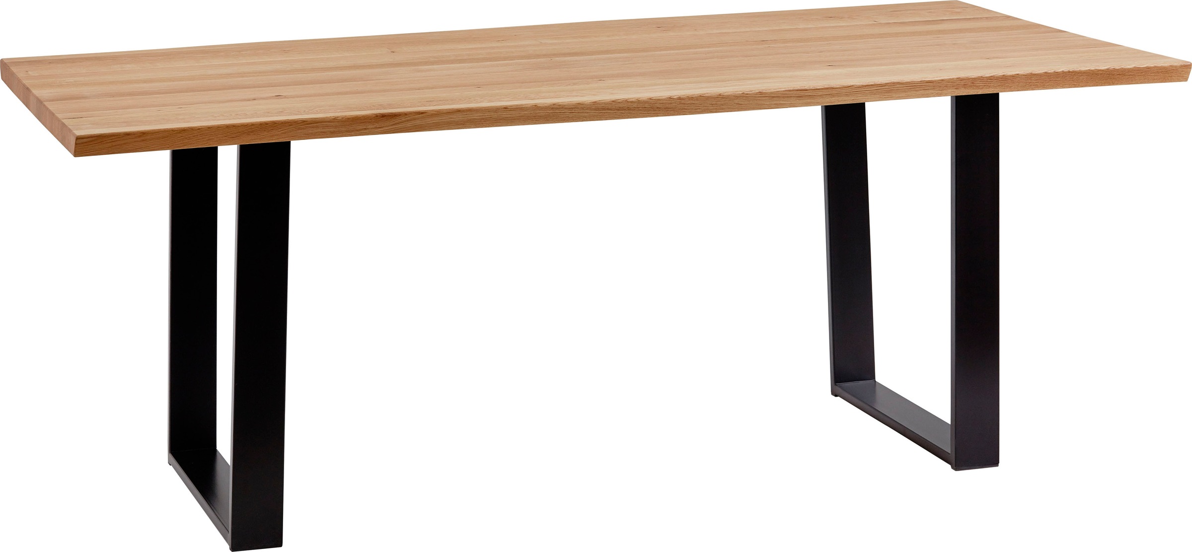 massivline&more Baumkantentisch »Oviedo 4«, Massivholztischplatte mit Baumk günstig online kaufen