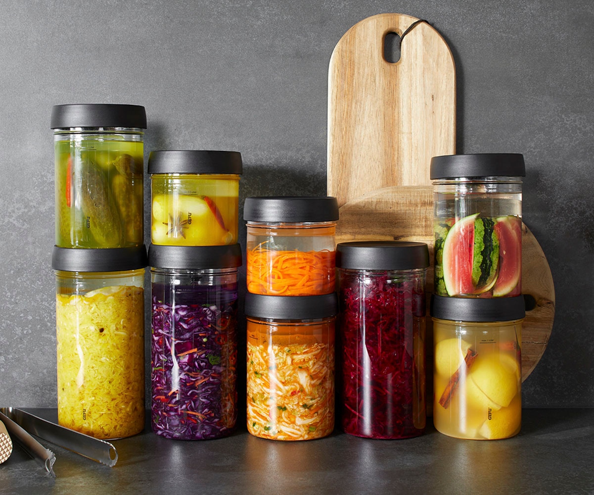 GEFU Fermentationsglas »NATIVO« Innovatives Ferment Vent System für optimalen Gärprozess.