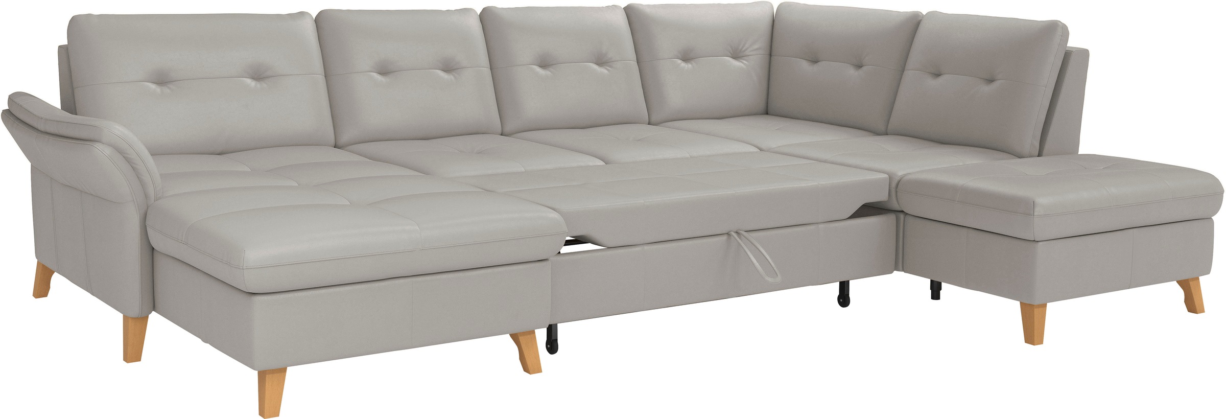 sit&more Wohnlandschaft »Göteborg«, inkl. Sitztiefenverstellung, wahlweise mit Bettfunktion & Bettkasten