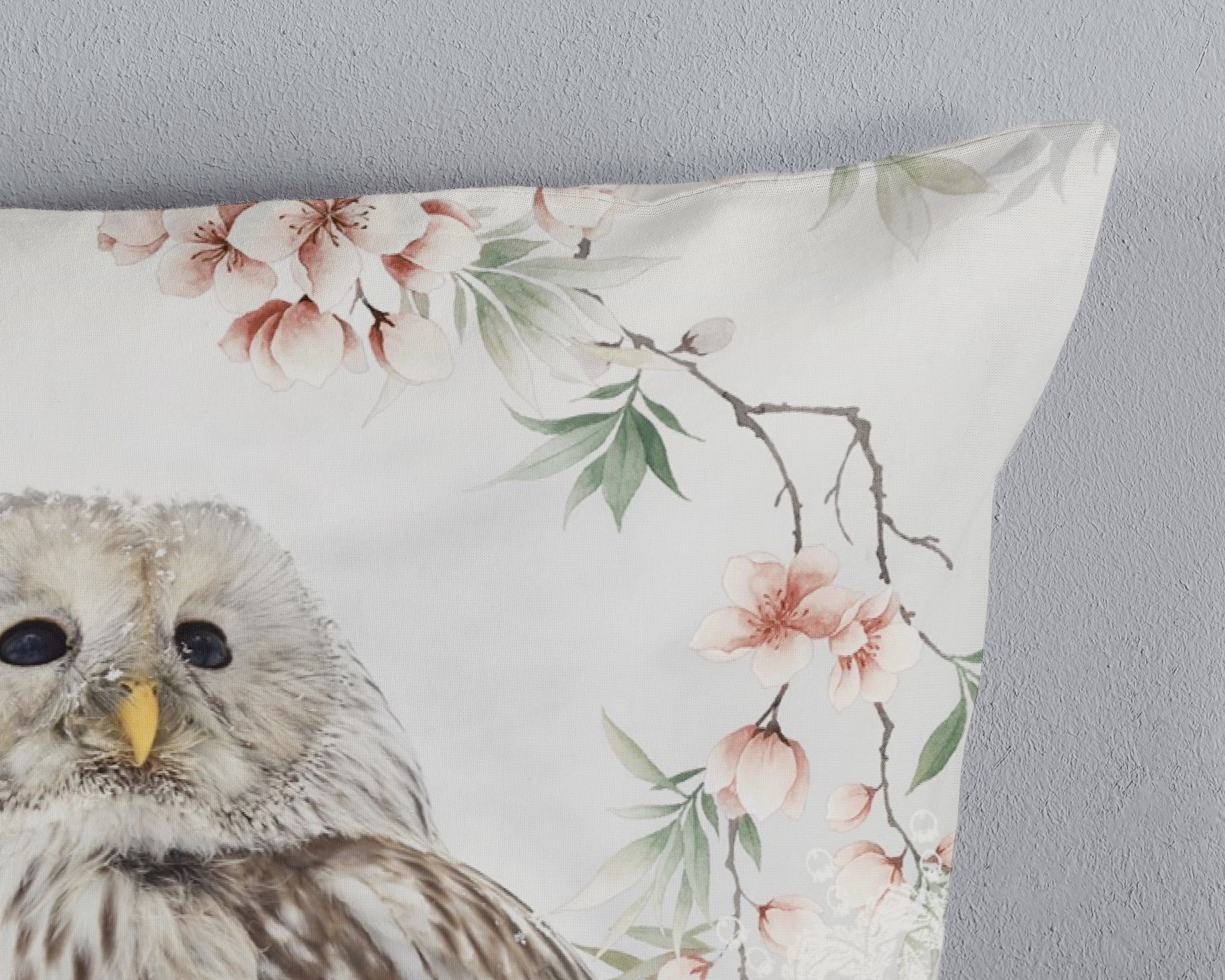 hip Wendebettwäsche »Omaira«, Flanell, Biber, Baumwolle, Warm, Wendeoptik, Mandala, Eule, Minzgrün