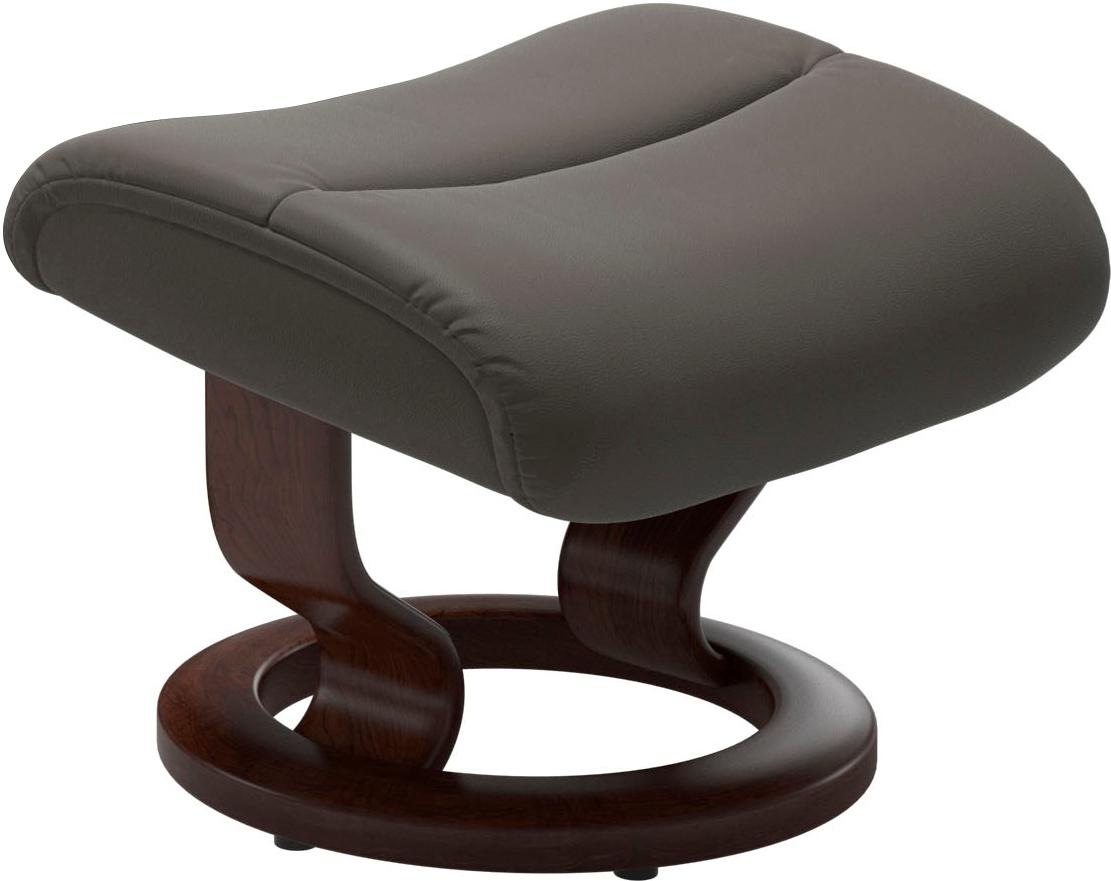 Stressless® Relaxsessel »View«, (Set, Relaxsessel mit Hocker), mit Classic Base, Größe M,Gestell Braun