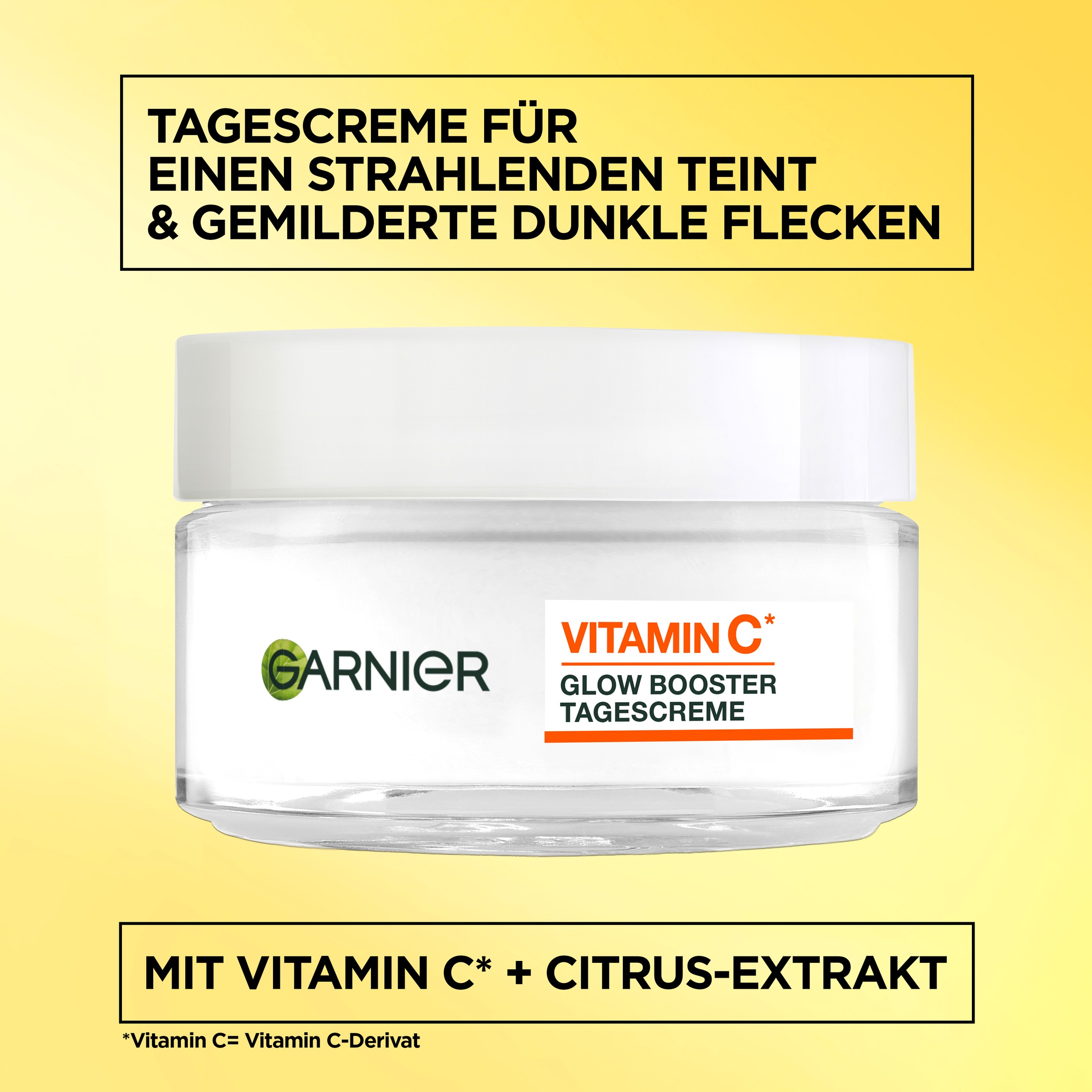 GARNIER Tagescreme »Bio Feuchtigkeitspflege Vitamin C« gegen unebenmäßige Haut, beugt dunkle Flecken vor