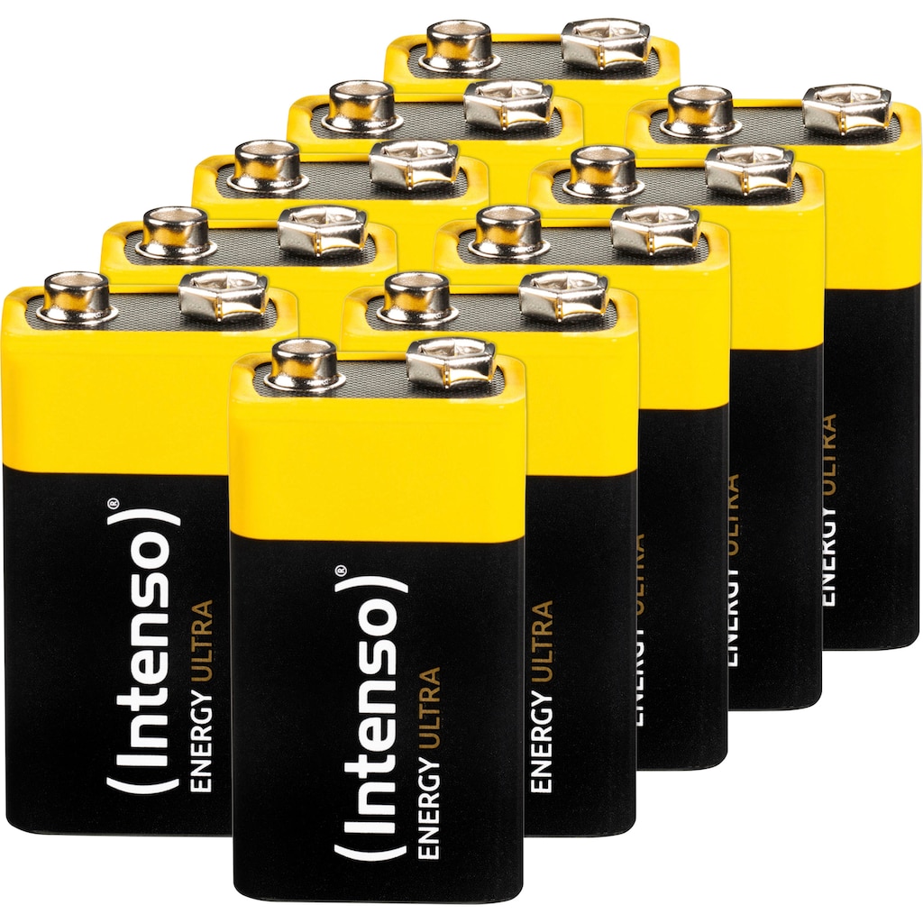 Intenso Batterie »ENERGY ULTRA 9V - 6LR61«, (10 St.)