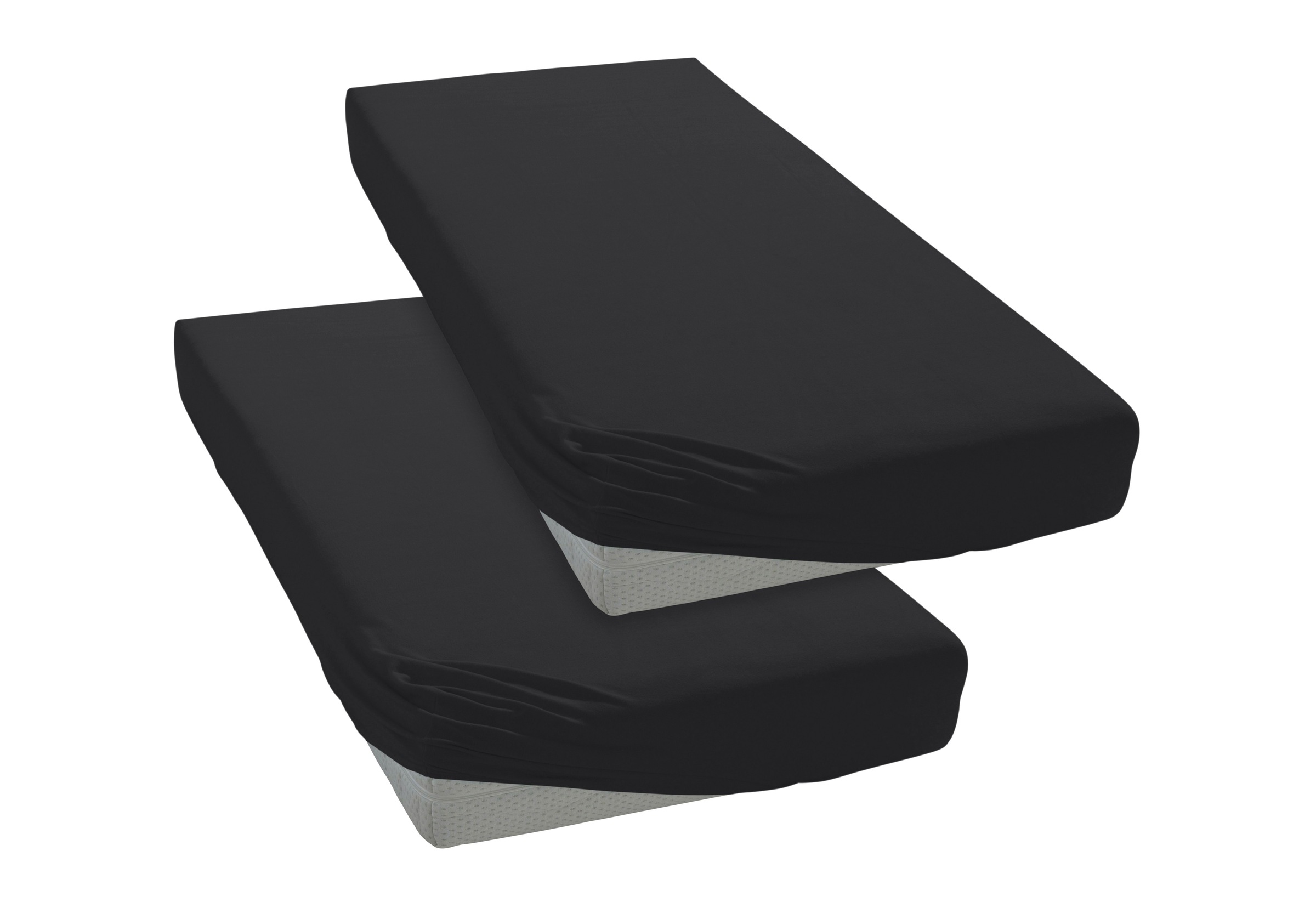 OTTO home Spannbettlaken »Cremona, in den Qualitäten BASIC: 145g/m² & PREMIUM: 180g/m²« Aus 96% Baumwolle & 4% Elasthan, Größe ab 90x200 cm