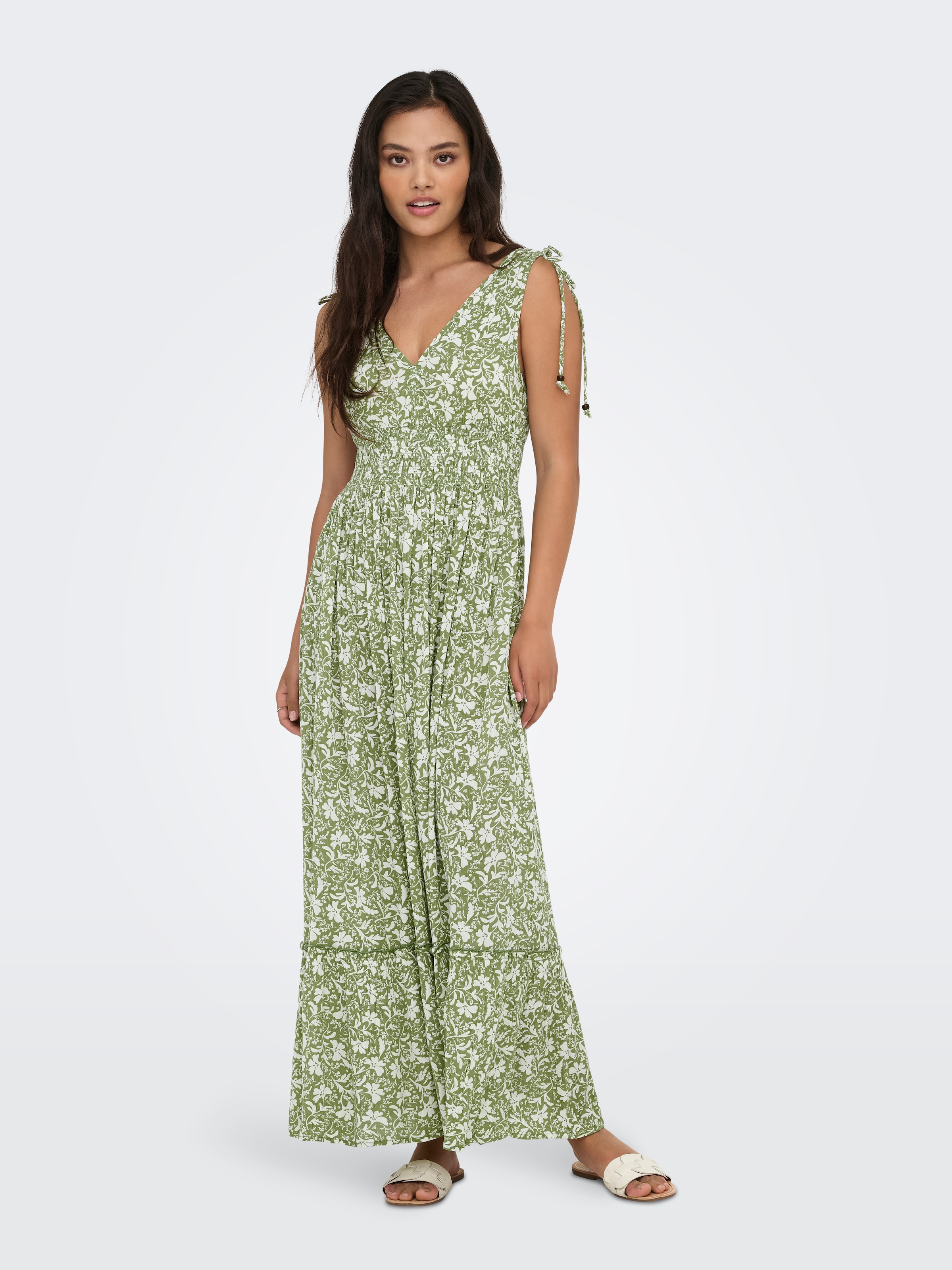 ONLY Maxikleid »ONLFERNANDA LIFE S/L LONG DRESS WVN«