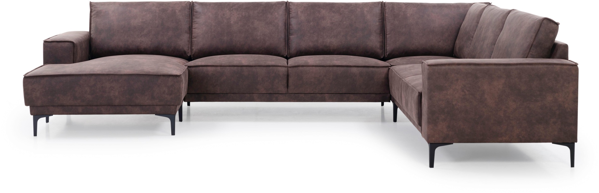 OTTO home Wohnlandschaft »XXL Sofa Oland, Struktur, Flachgewebe, Luxus-Micr günstig online kaufen