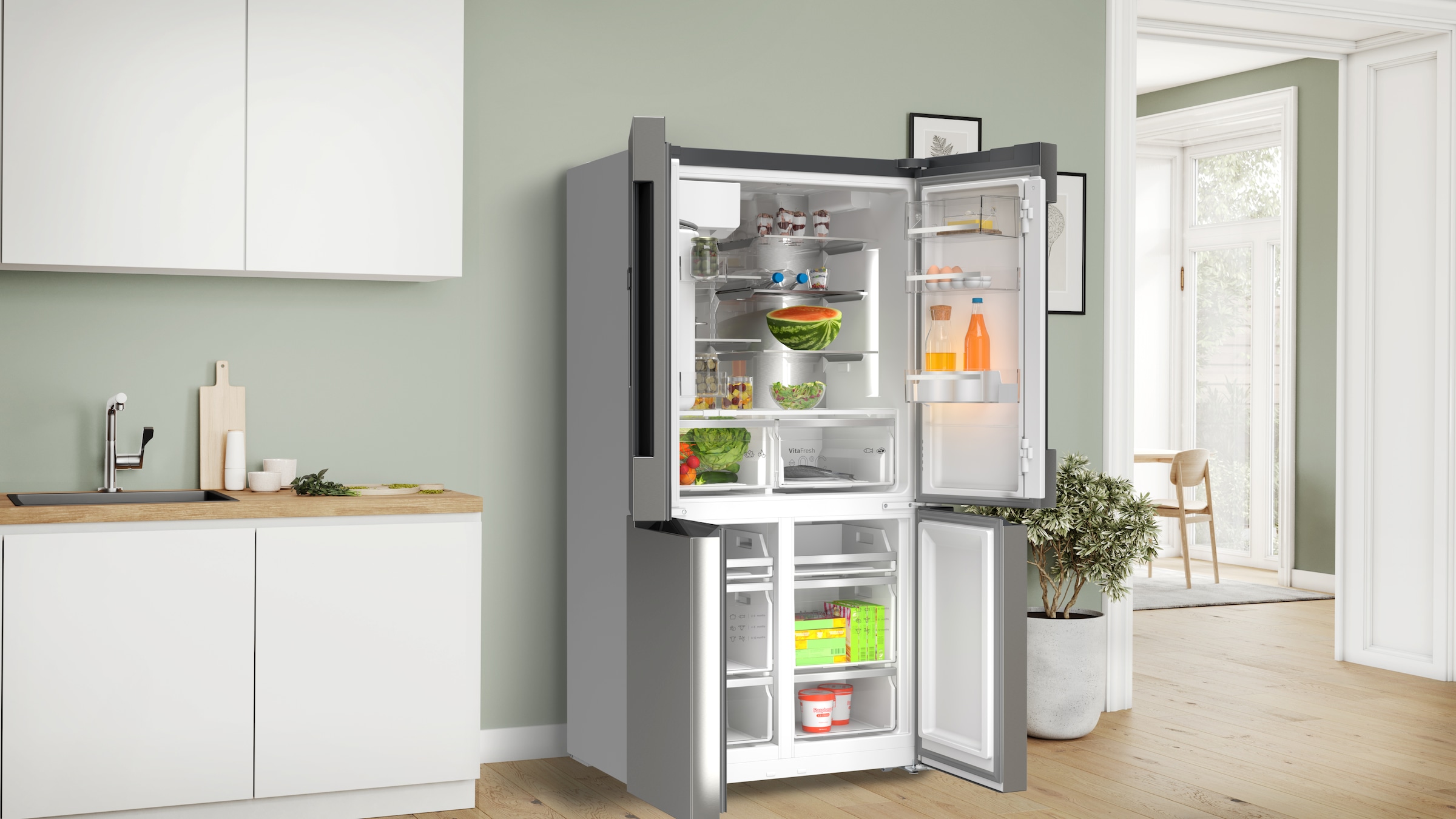 BOSCH Multi Door Serie 6 »KFD96APEA«