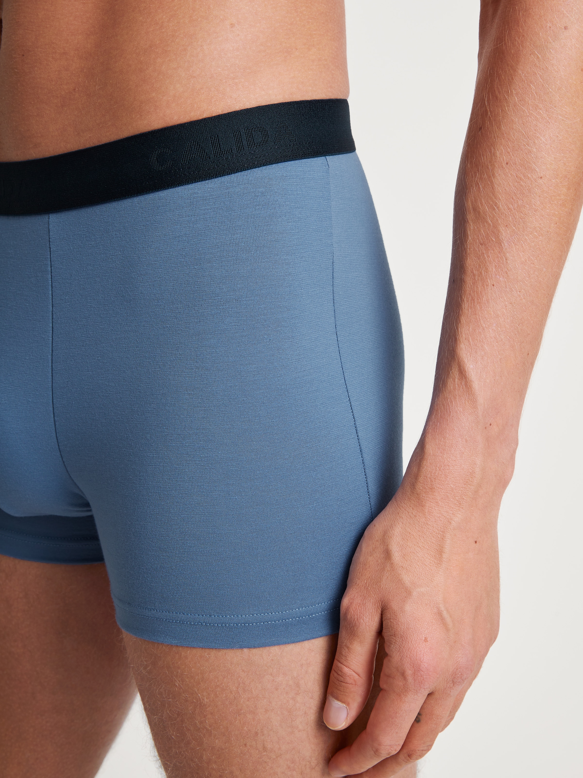 CALIDA Boxershorts »Natural Benefit«, (3er Pack), mit formstabiler Single Jersey-Qualität