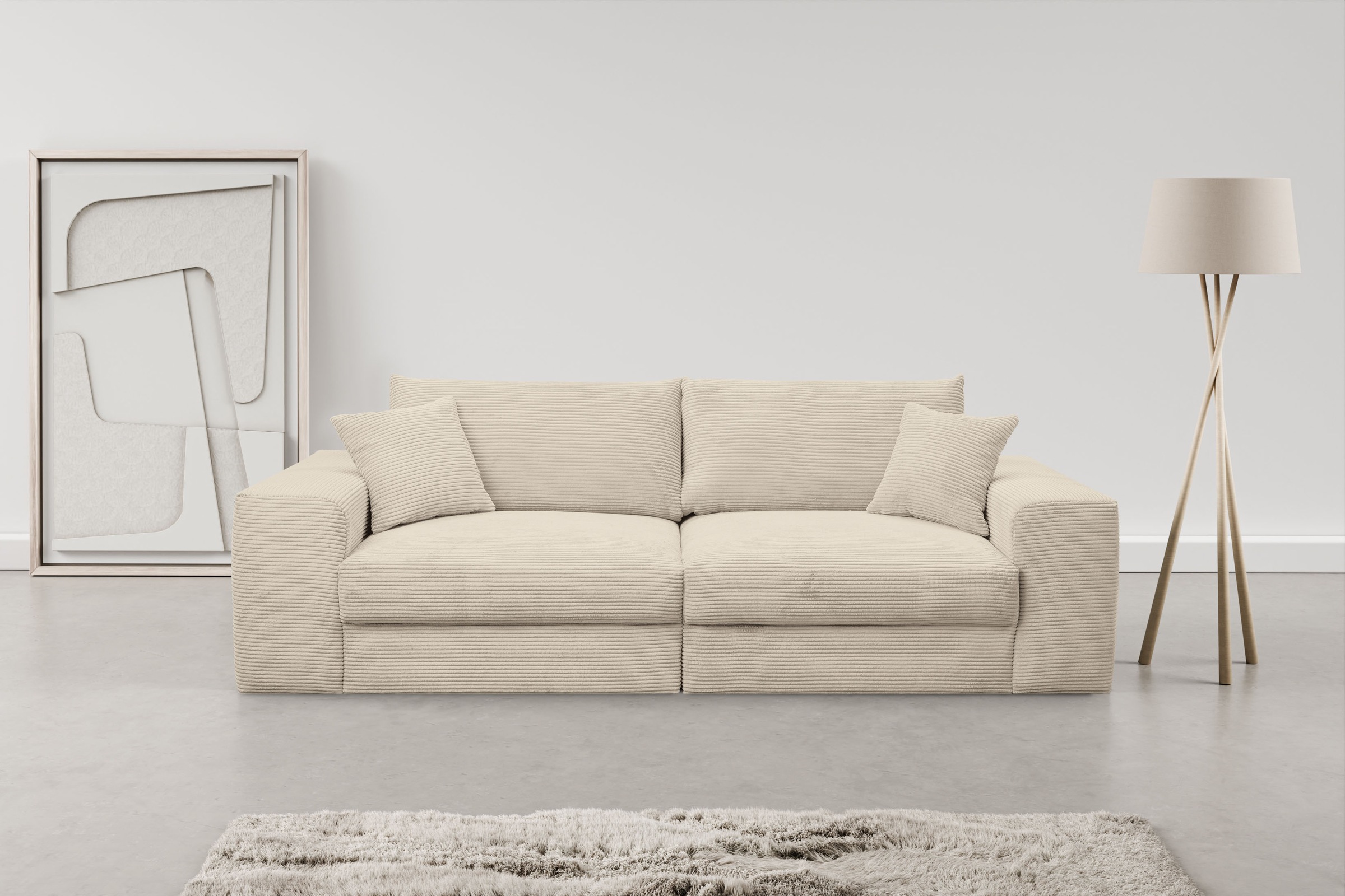 WERK2 Big-Sofa »Rozzana Mega Sofa mit viel Platz, aktuelle Bezüge. Breite 2 günstig online kaufen