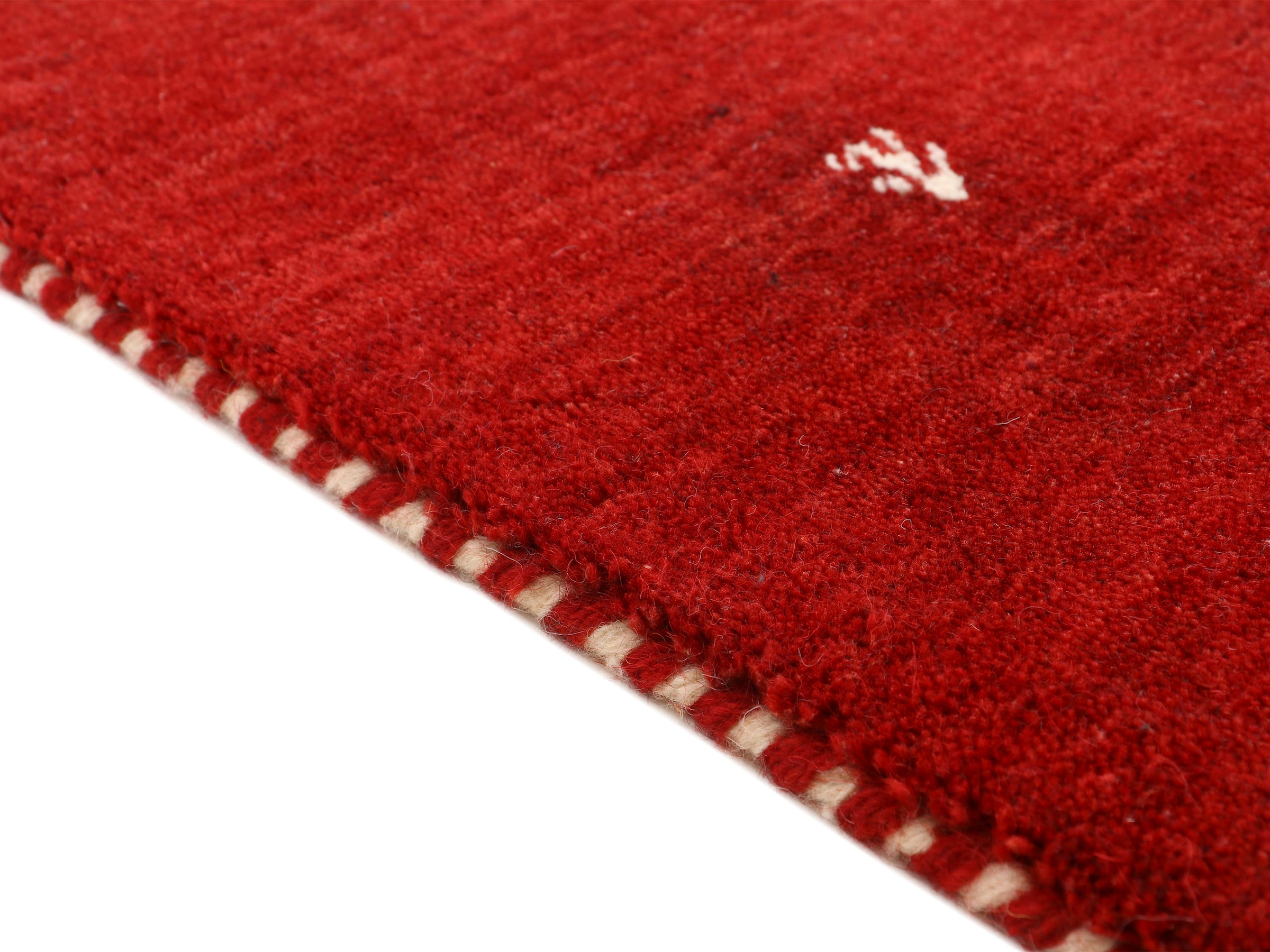carpetfine Wollteppich »Gabbeh Uni, auch als Läufer erhältlich«, rechteckig, 15 mm Höhe, reine Wolle, handgewebt, Gabbeh Loom Tiermotiv, große Farbauswahl