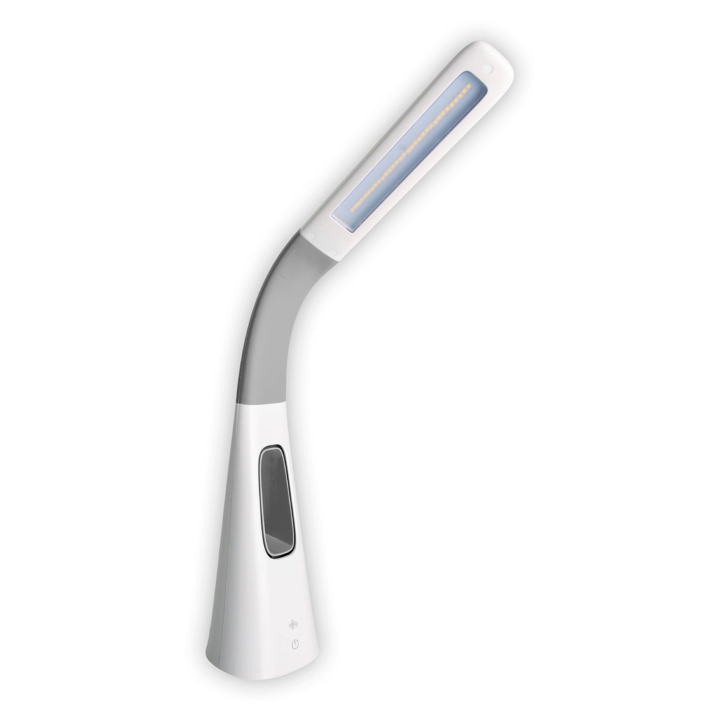 näve Tischleuchte »LED Tischventilator Ventu« LED-Modul 1 Stk. Kaltweiß mit Beleuchtung dimmbar, Ventilator 3stufig regulierbar, Touchschalter