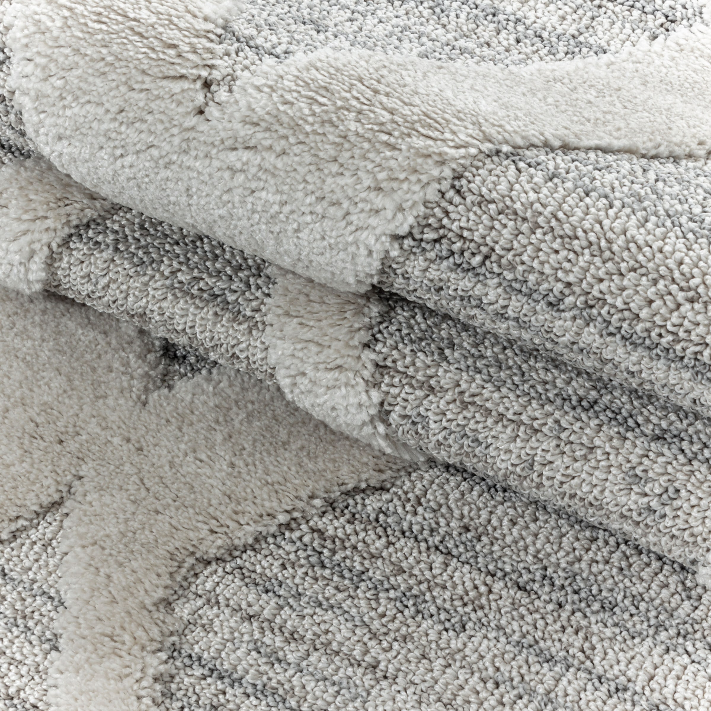 Ayyildiz Teppiche Teppich »PISA 4703«, rechteckig, 20 mm Höhe, Läufer, rund, Hoch Tief Struktur, Wohnzimmer, Schlafzimmer