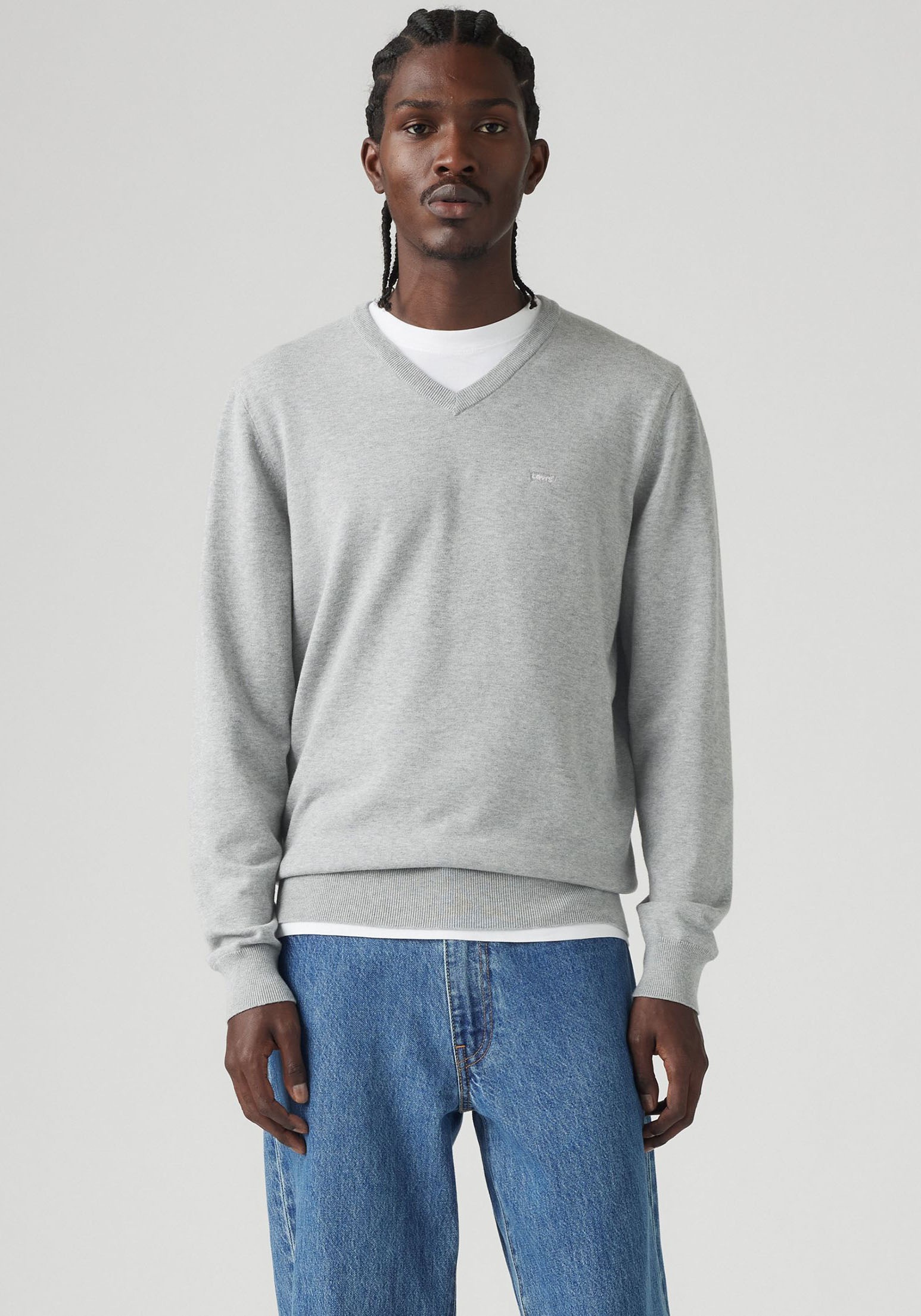 Levi's® Strickpullover »LW V NECK«, mit V-Ausschnitt