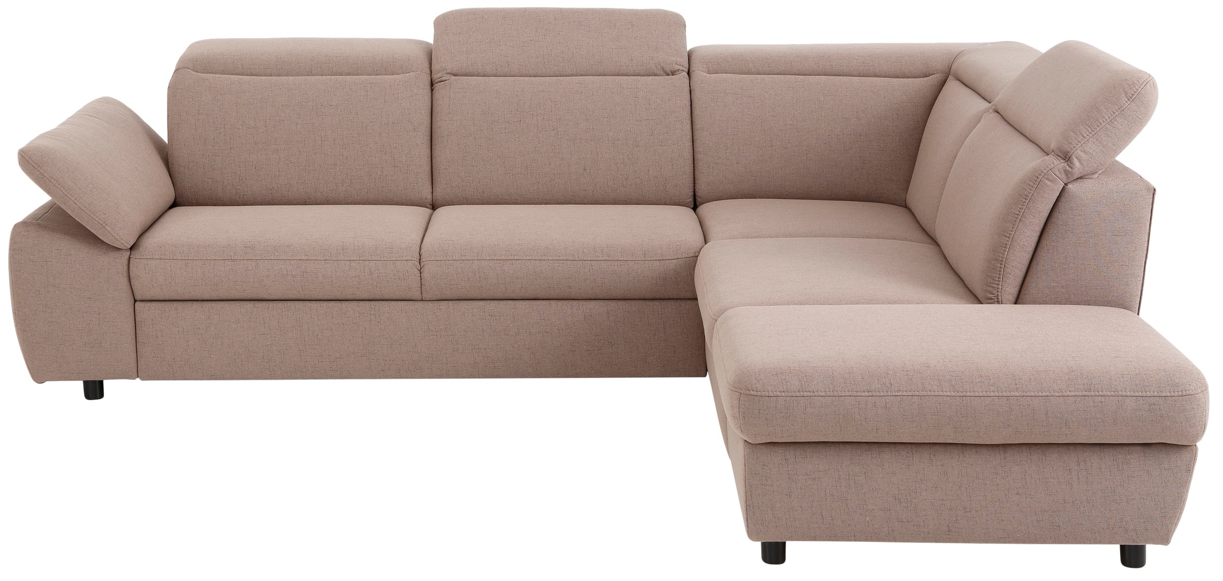 Home affaire Ecksofa »Mauritius L-Form« mit Ottomane, mit Kopfteil- und Arm günstig online kaufen