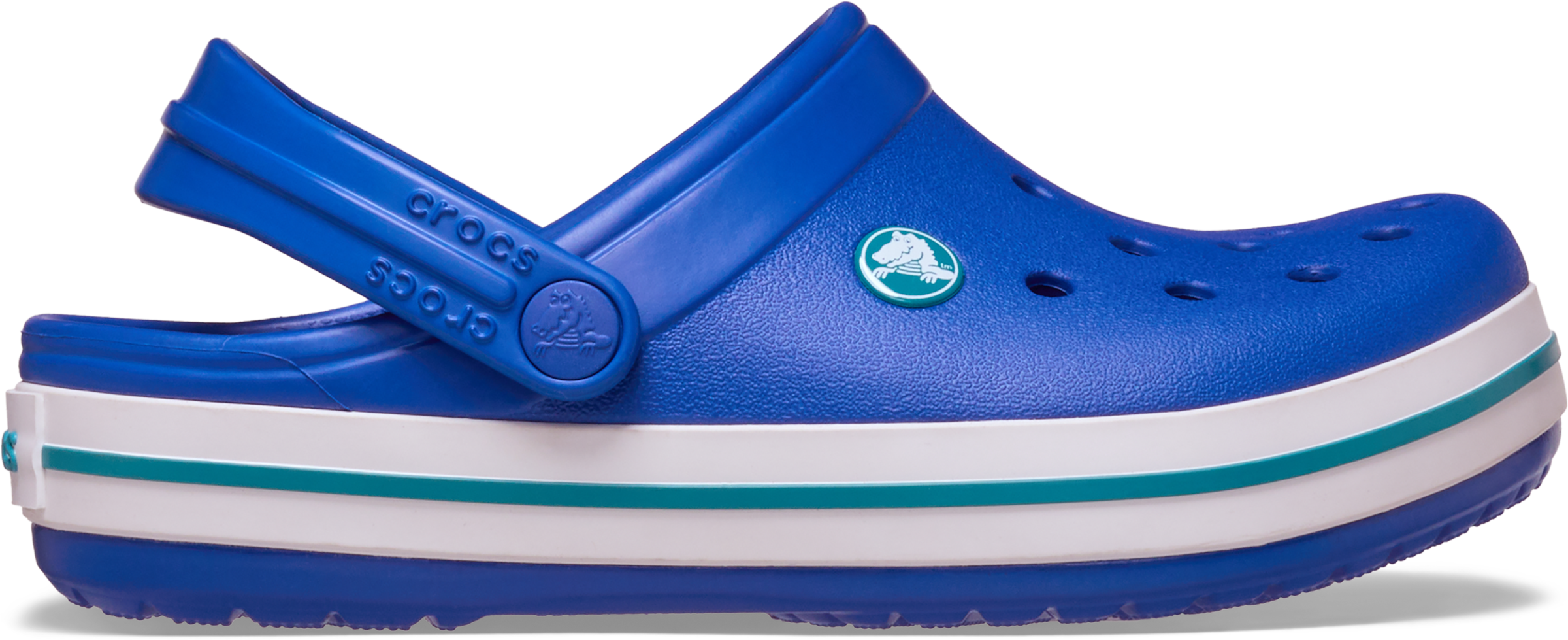 Crocs Clog »Crocband Clog K«  Sommerschuh, Schlappen, Hausschuh, Badeschuh mit Kontrast-Akzenten