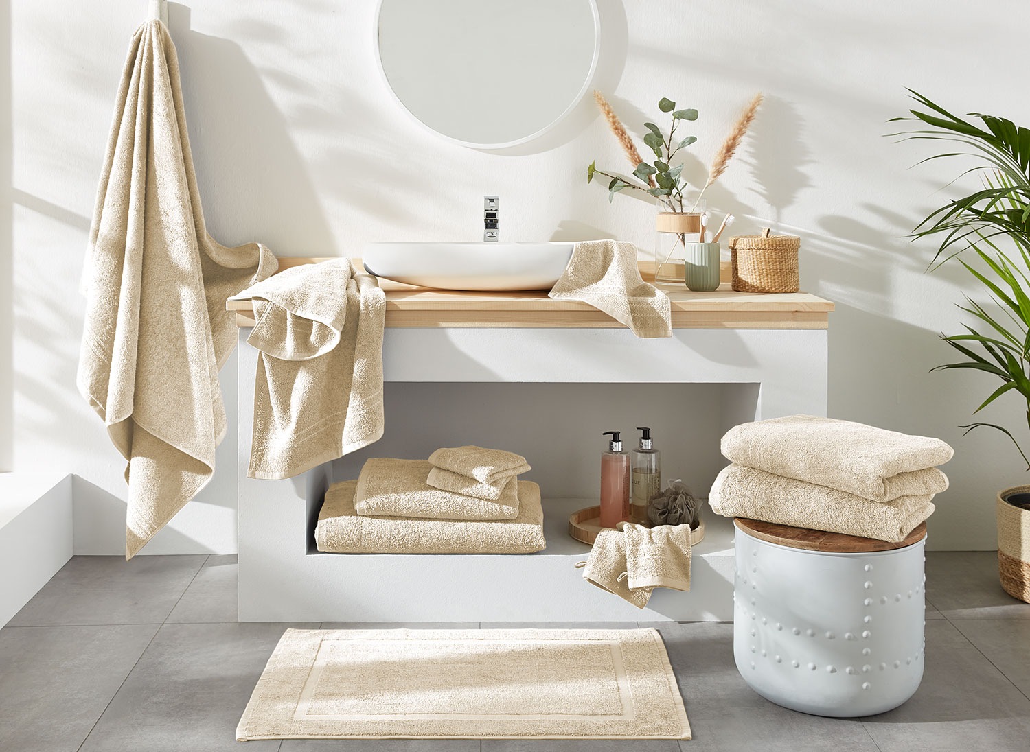 Dyckhoff Handtuch Set »Kristall«, Set, 12 tlg., Frottier, Umfangreiches Bad günstig online kaufen