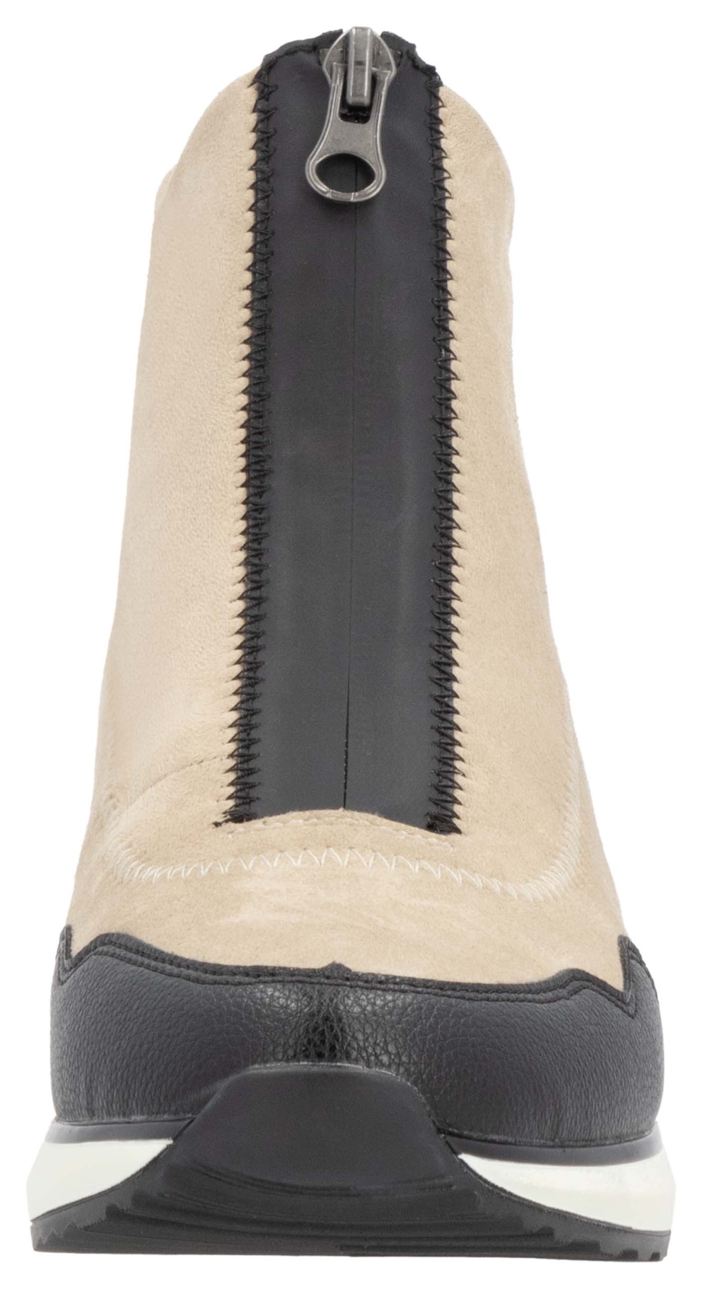 Remonte Slip-On Sneaker, Keilabsatz, Boots, Stiefelette mit praktischer Anziehlasche