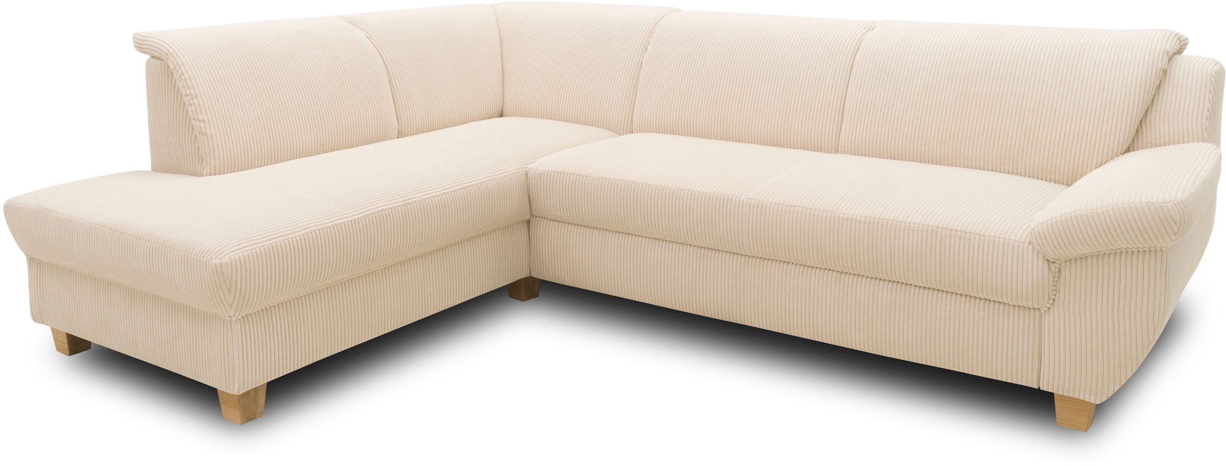 Home affaire Ecksofa »Yesterday zeitlos und elegant, bequeme Armlehnen, L-F günstig online kaufen