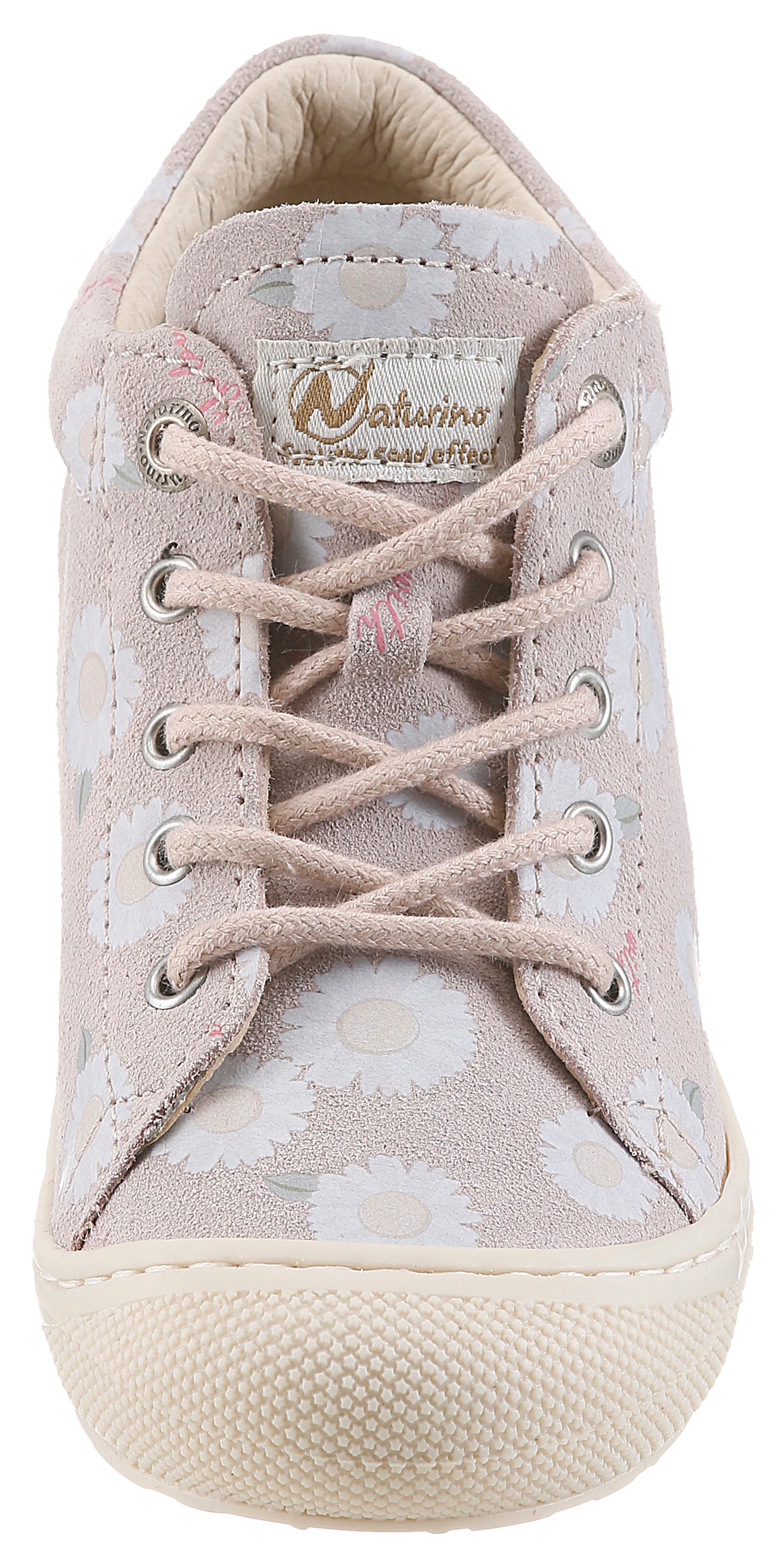Naturino Lauflernschuh »COCOON SUEDE«  Babyschuh mit Print, Größenschablone zum Download
