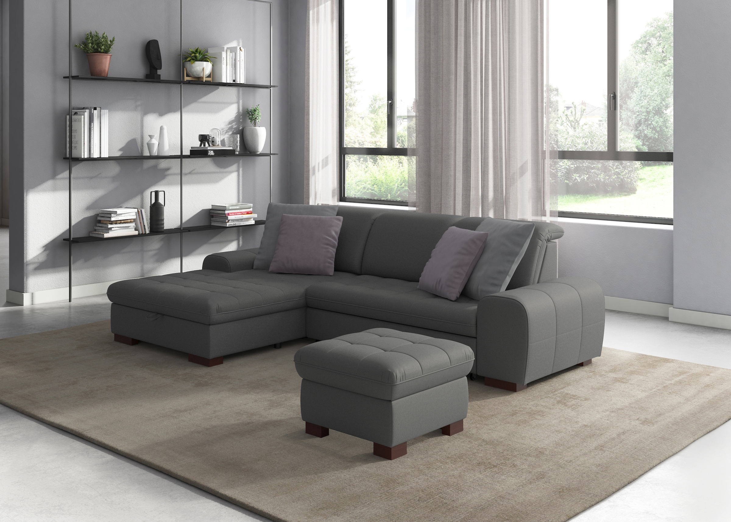 sit&more Hocker »Luxor«, auch erhältlich in dem besonders leicht mit Wasser zu reinigen
